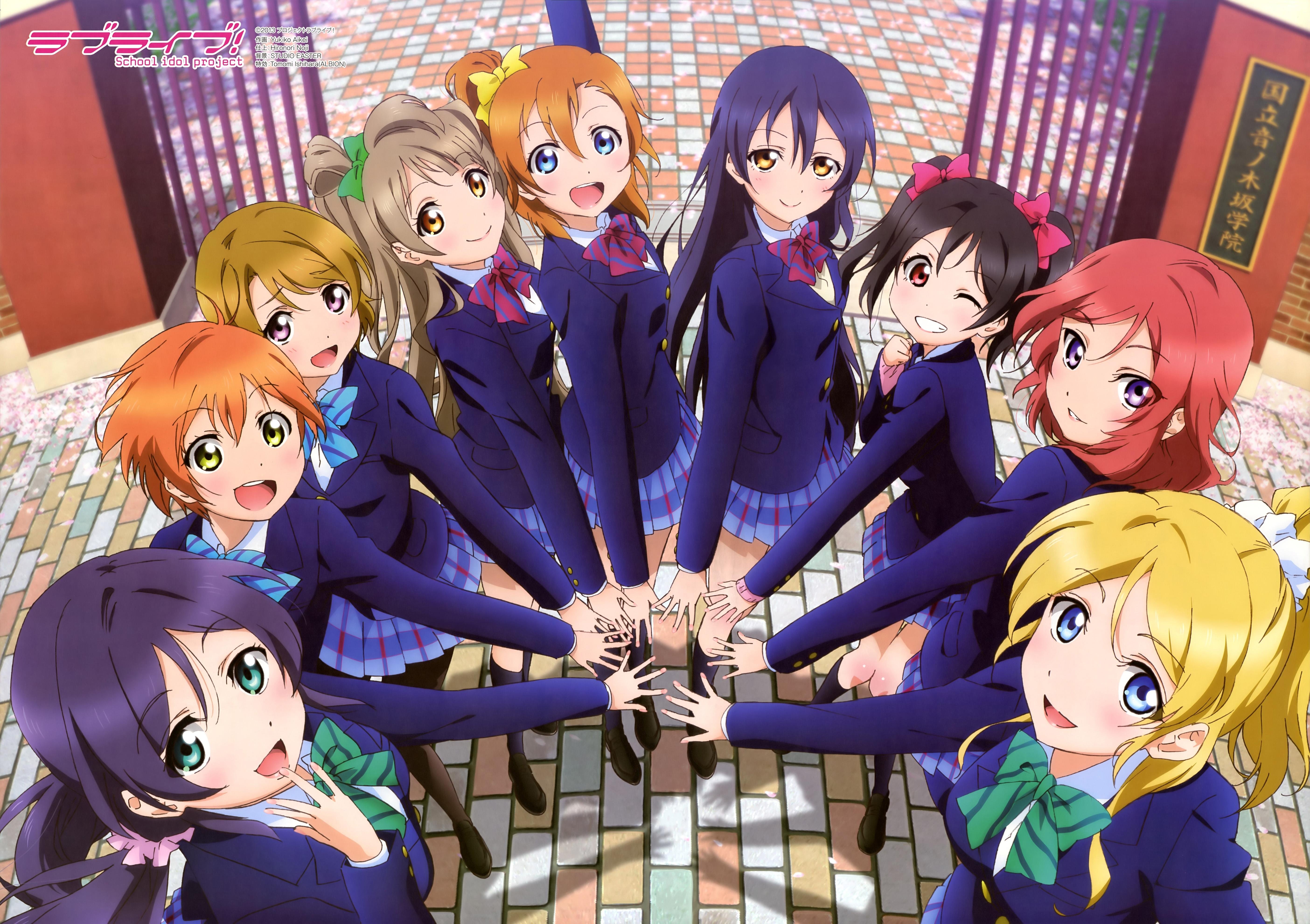 5620x3970 Love Live! School Idol Project anime series group girls friend, Desktop