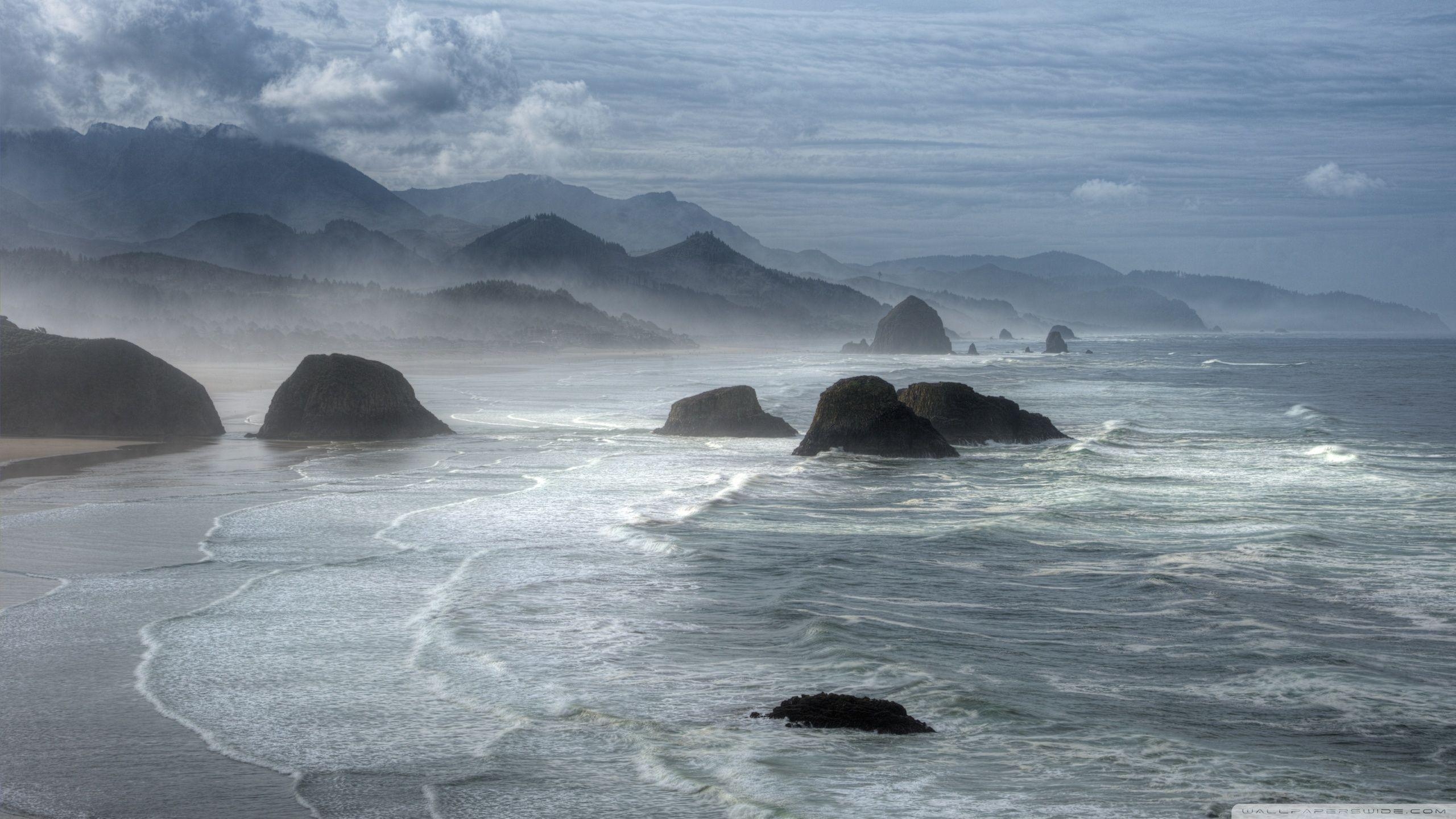 2560x1440 Cannon Beach, Oregon, United States ❤ 4K HD Desktop Wallpaper, Desktop