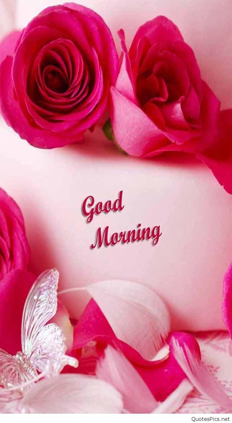 750x1370 Good Morning Rose Flower Wish Friends Pics Mojly Image Good Morning, Phone