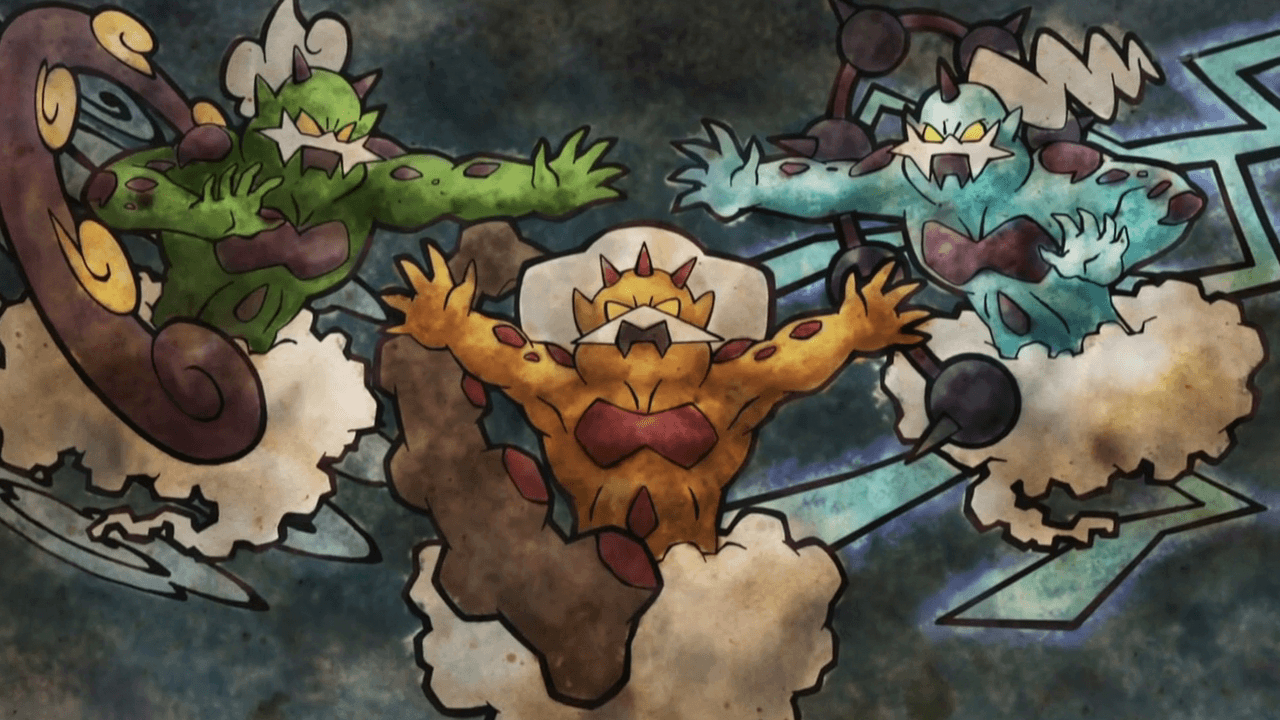 1280x720 Tornadus, Landorus and Thundurus. Pokémon. Pokémon, Desktop