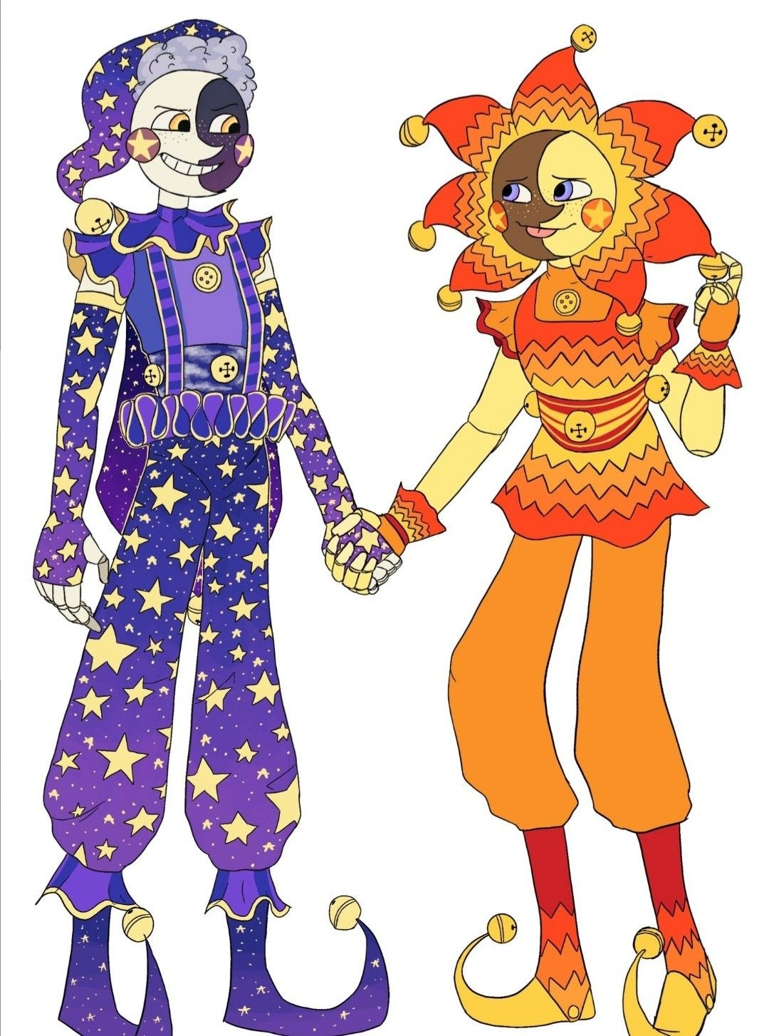 1080x1460 Sun and Moon Guys in FNaF ideas. fnaf, fnaf art, fnaf drawings, Phone