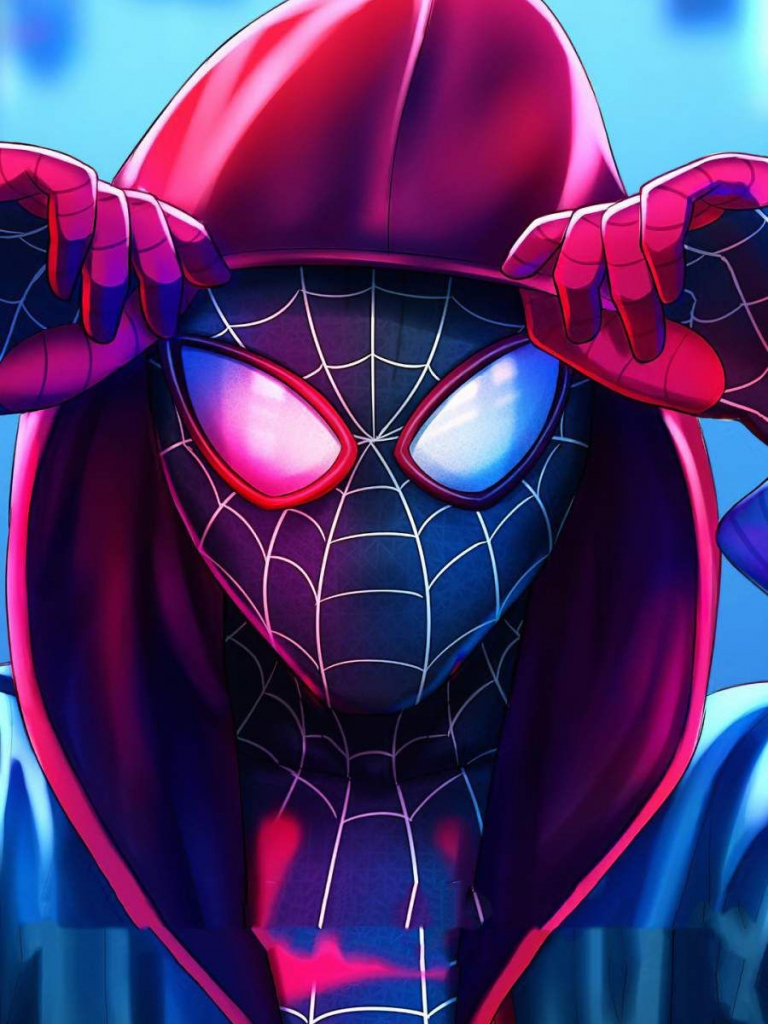 770x1030 Free Download Miles Spiderman Hoodie IPhone Wallpaper Spiderman Artwork [900x1600] For Your Desktop, Mobile & Tablet. Explore Spider Man And Miles Wallpaper. Spider Man Wallpaper, Spider Man Wallpaper, Deadpool And, Phone