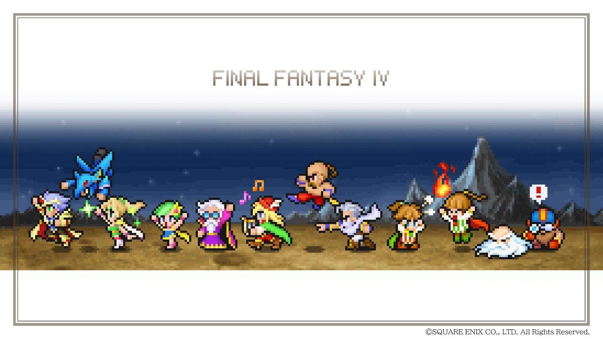 1920x1080 Final Fantasy I VI Pixel Remaster Wallpaper Art, Desktop