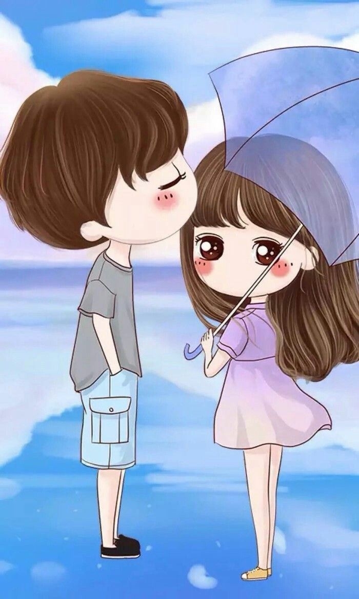 700x1170 Cute LOVE couple phone wallpaper. Cute love wallpaper, Cute couple wallpaper, Cartoon love photo, Phone