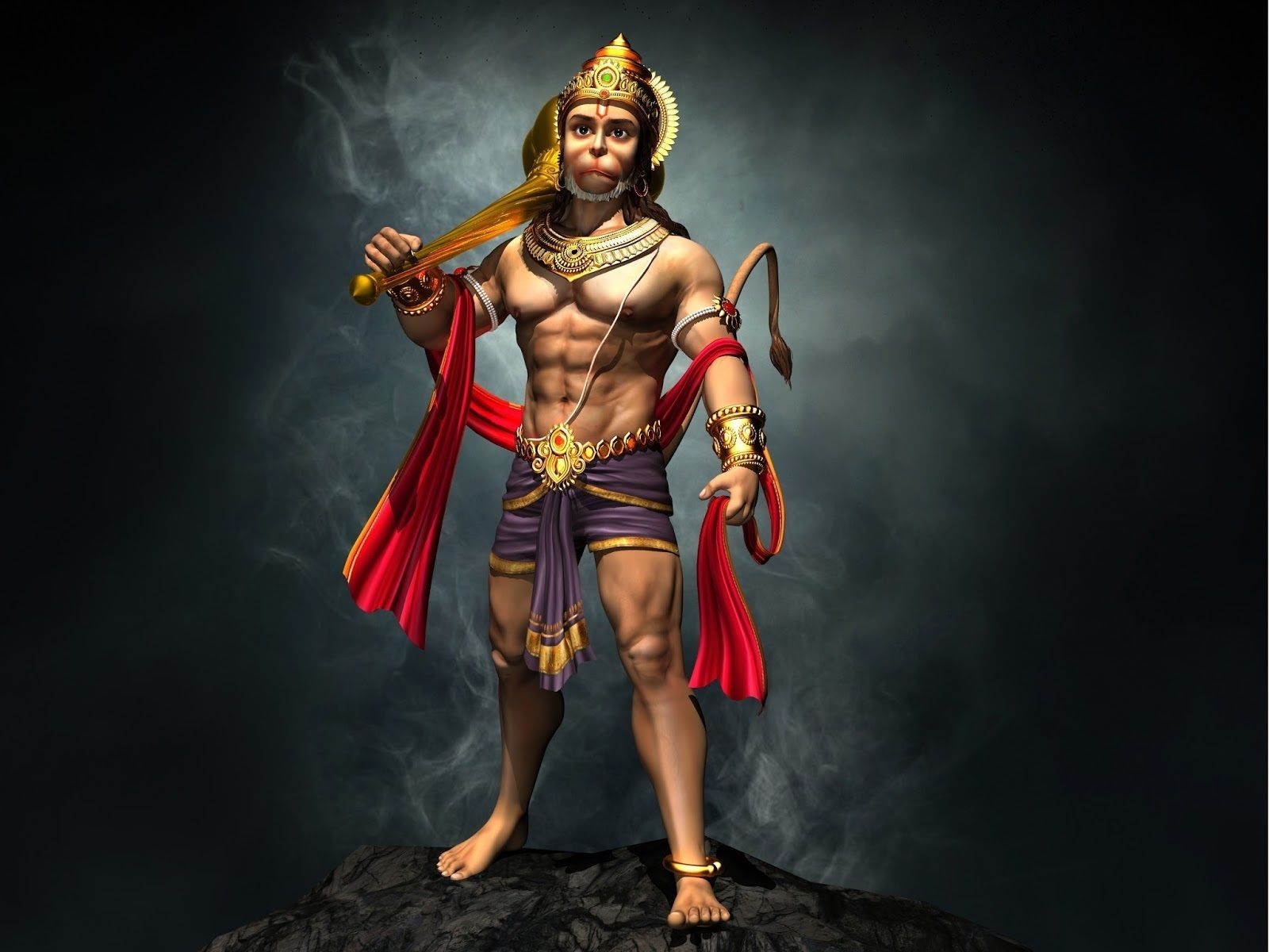 1600x1200 3D hanuman wallpaper HD. Hanuman image, Hanuman image HD, Desktop