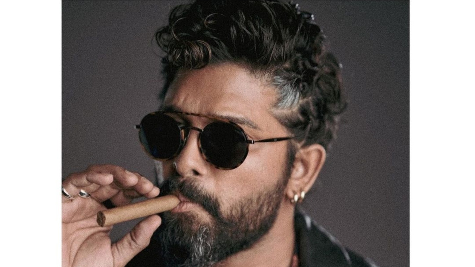 1600x900 Allu Arjun shares pic with cigar, fans ask if it's his look from Pushpa sequel, Desktop