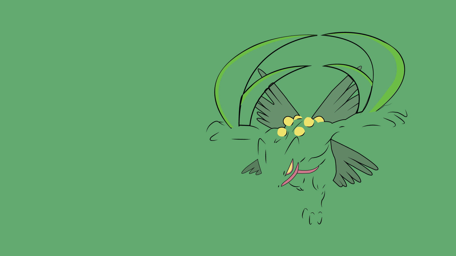 1930x1080 You all loved Blaziken, so here is Sceptile!, Desktop