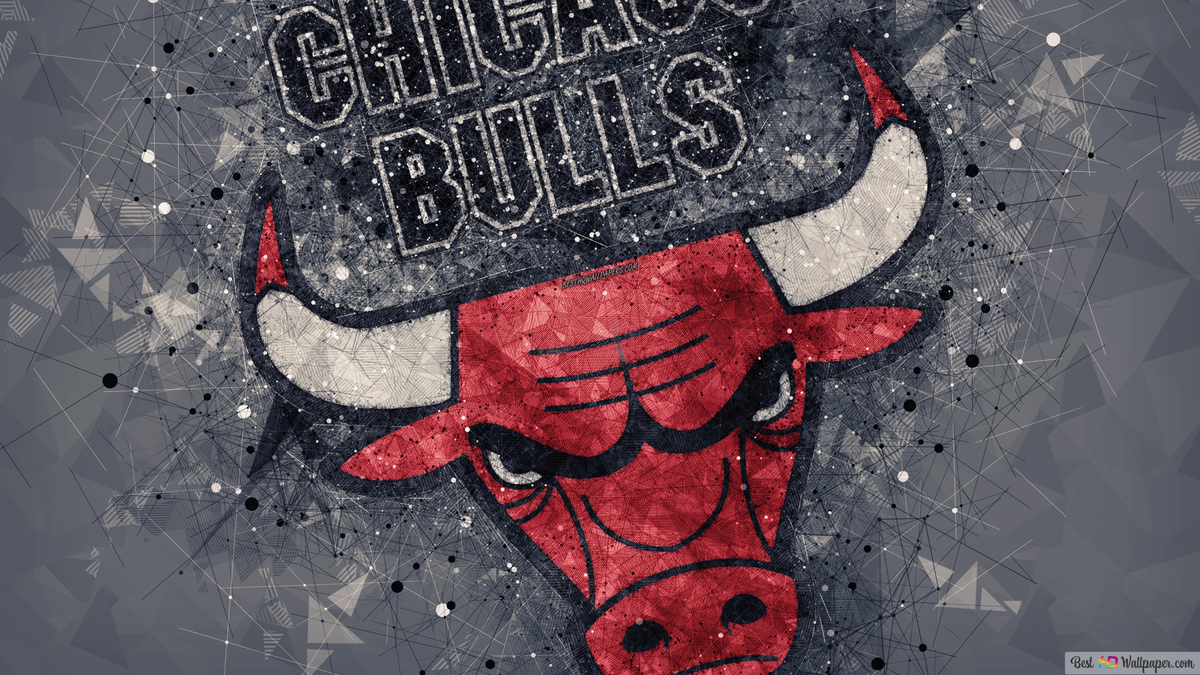 3840x2160 Chicago Bulls Logo 4K wallpaper download, Desktop