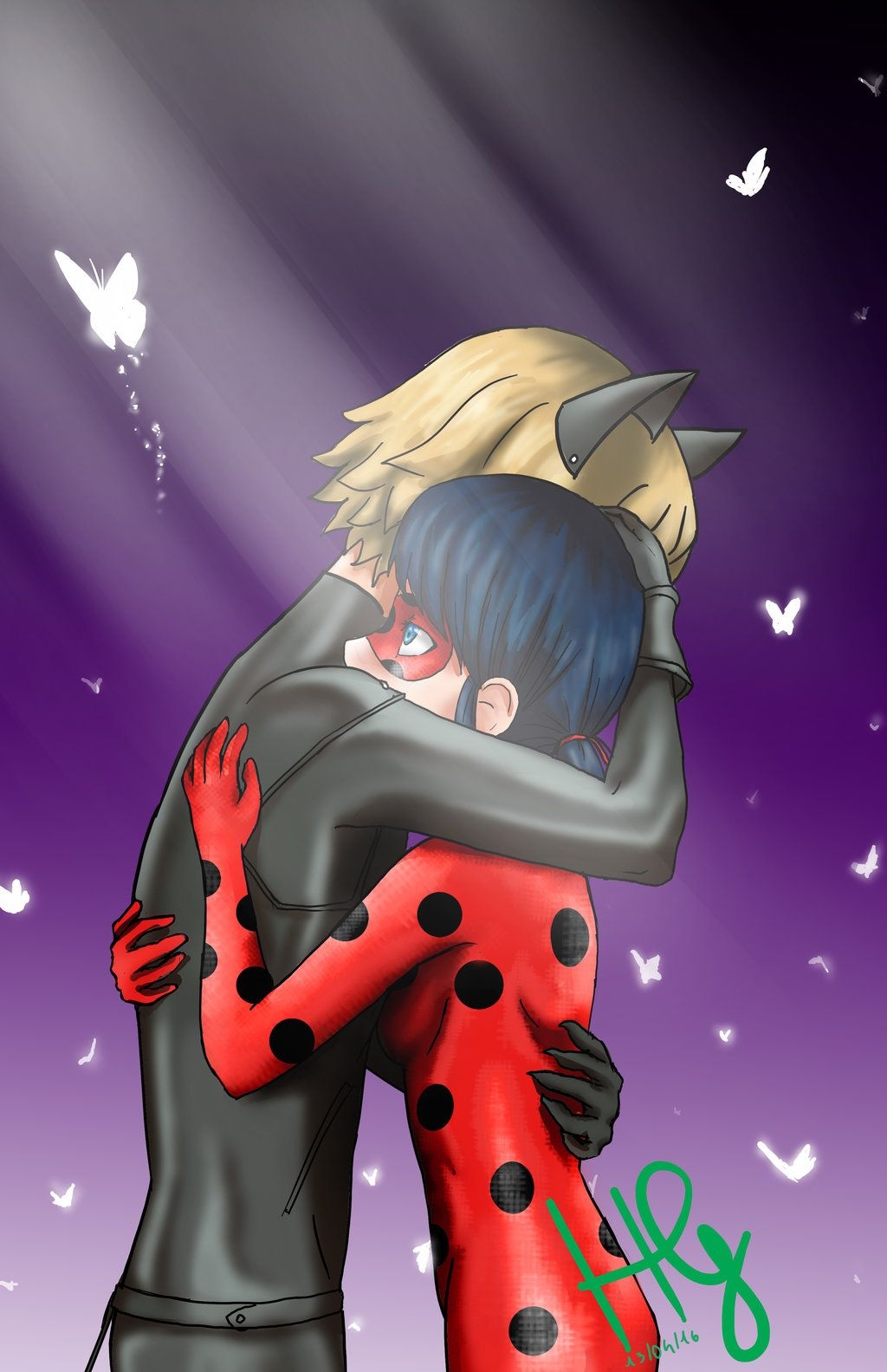 1030x1590 Miraculous Ladybug Wallpaper Entitled Ladybug And Chat, Phone