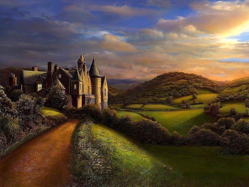 1030x770 Highlands Tag wallpaper: Highlands Hills Color Scotland Fields, Desktop