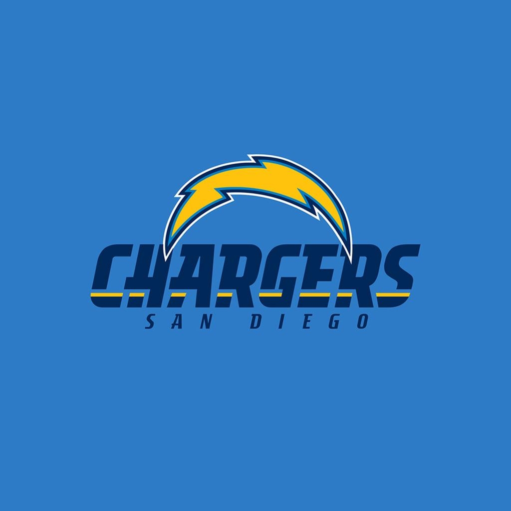 1030x1030 iPad Wallpaper with the San Diego Chargers Team Logos. Digital, Phone