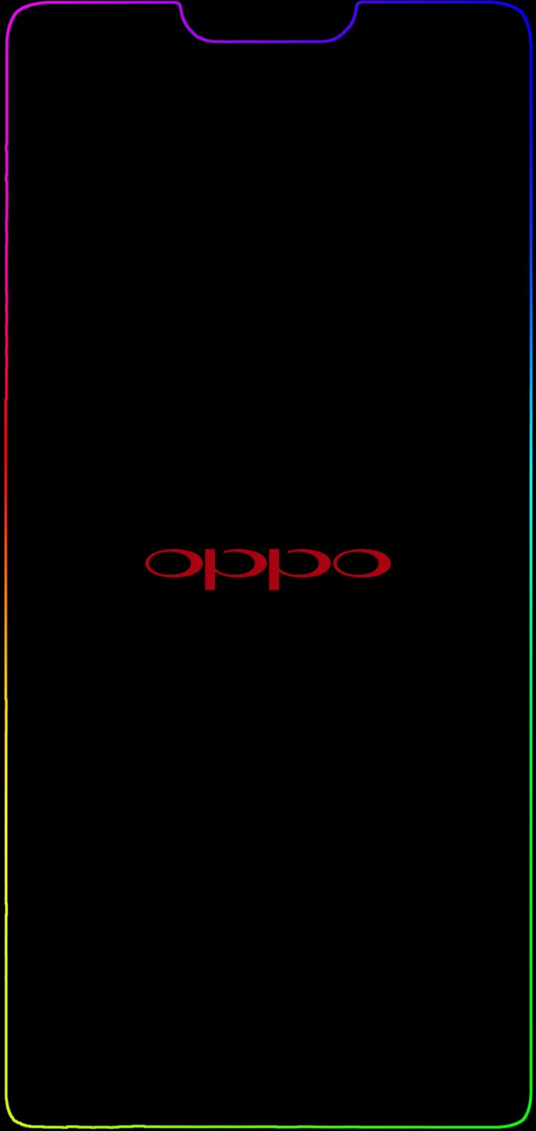 1080x2280 Oppo f7 notch border light red oppo. Wallpaper ponsel, Phone