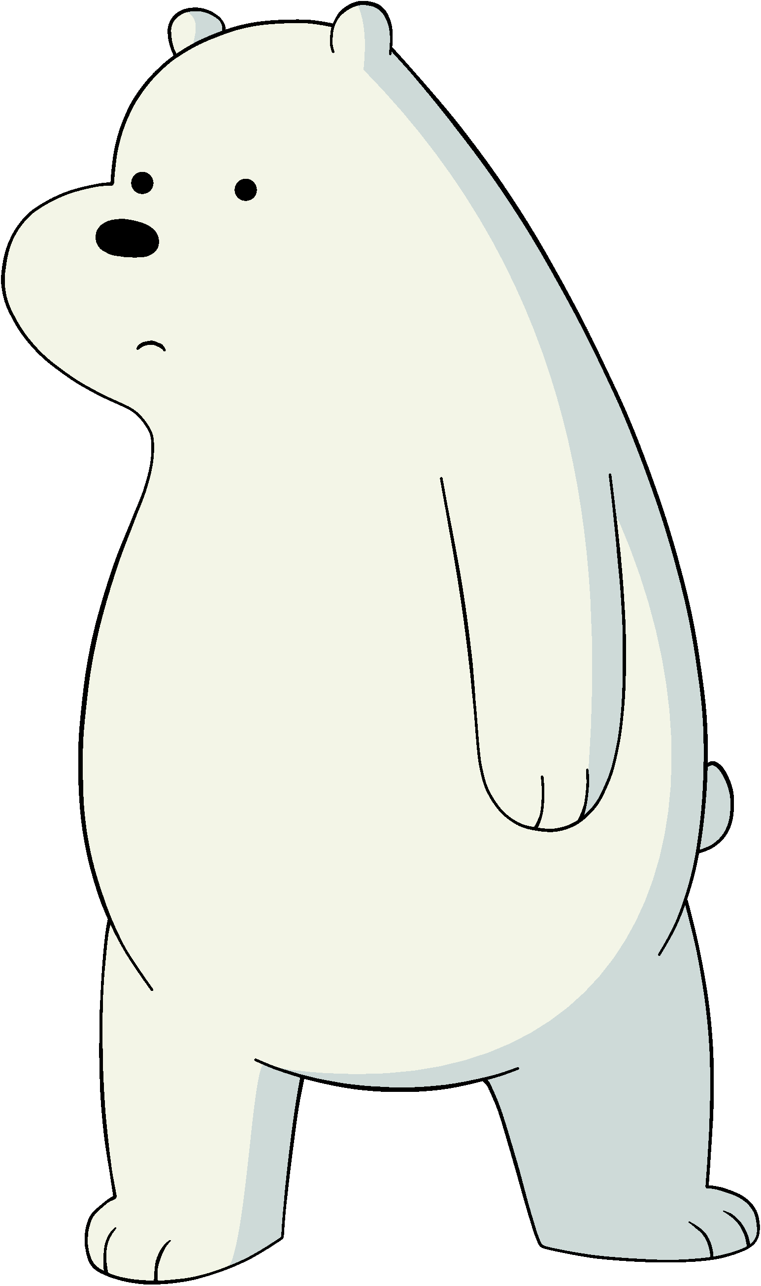 1550x2610 We Bare Bears image We Bare Bears' Ice Bear HD wallpaper, Phone