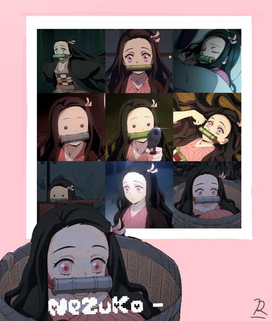 870x1030 NeZuKo Collage thingy- Demon Slayer: Kimetsu No Yaiba Amino, Phone