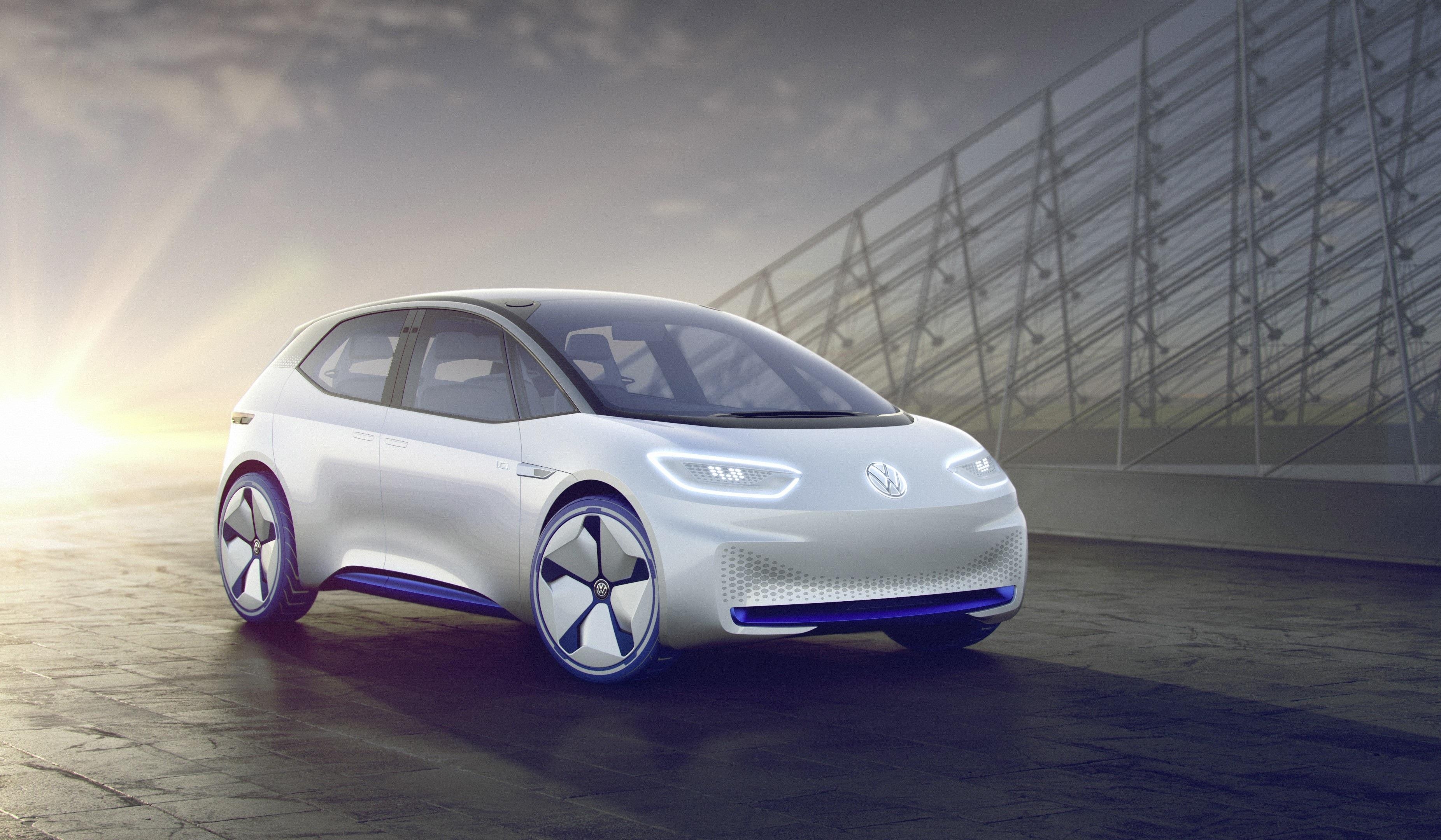 3710x2160 Wallpaper Volkswagen I.D, Electric Cars, 2017 Cars, 4K, Automotive, Desktop