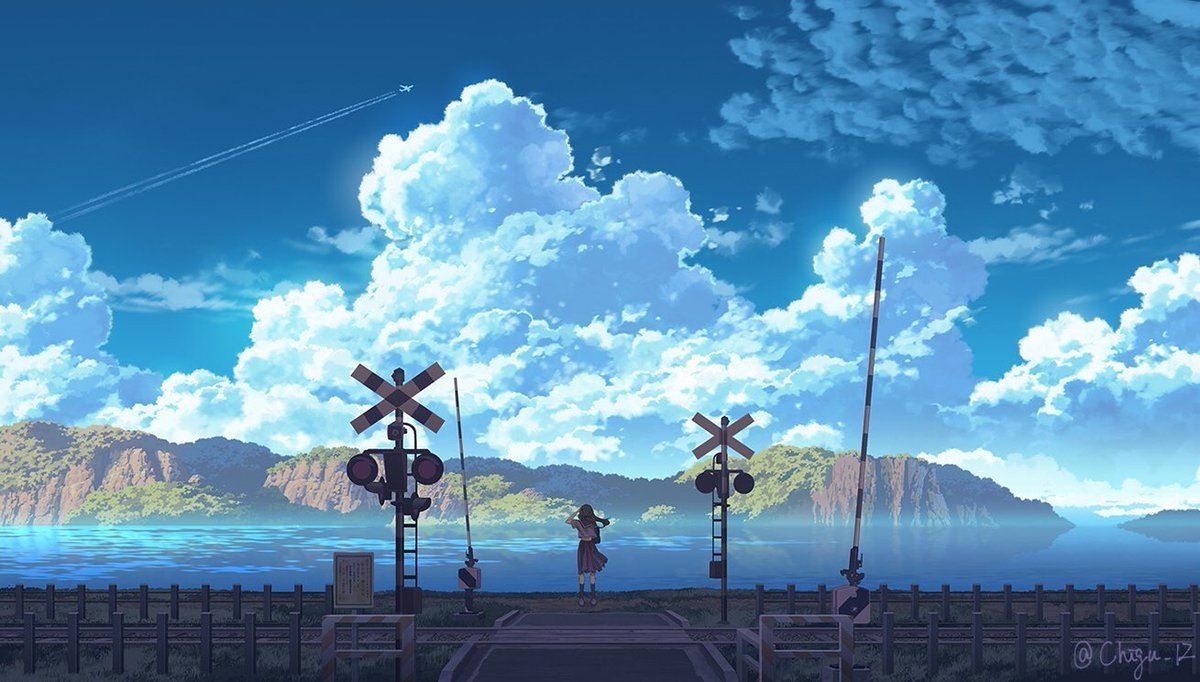 1200x690 Chigu on Twitter. Anime background, Anime scenery wallpaper, Anime scenery, Desktop