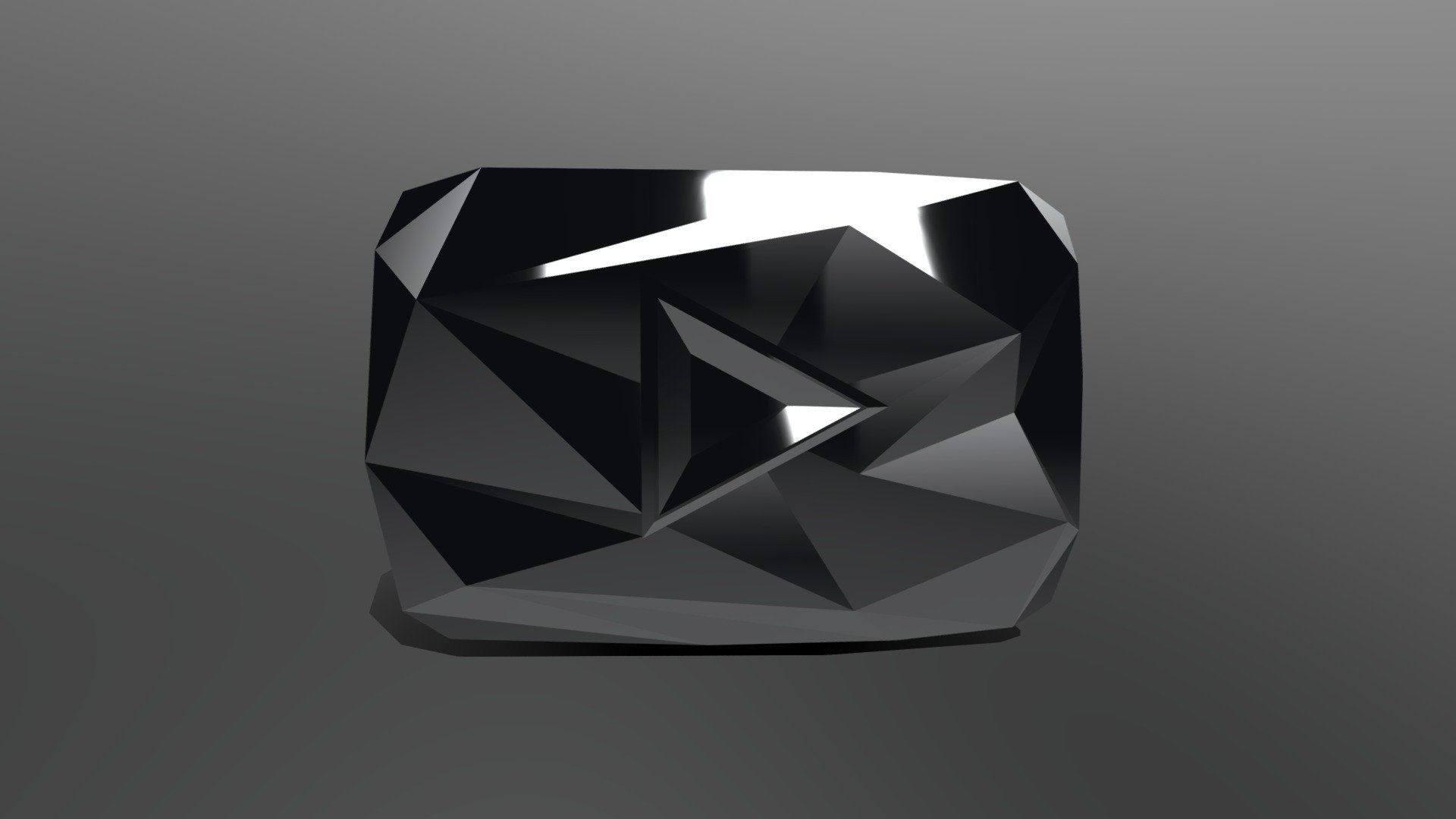 1920x1080 Youtube Diamond Play Button!! Free 3D model by ARS 3D [23f6d64], Desktop