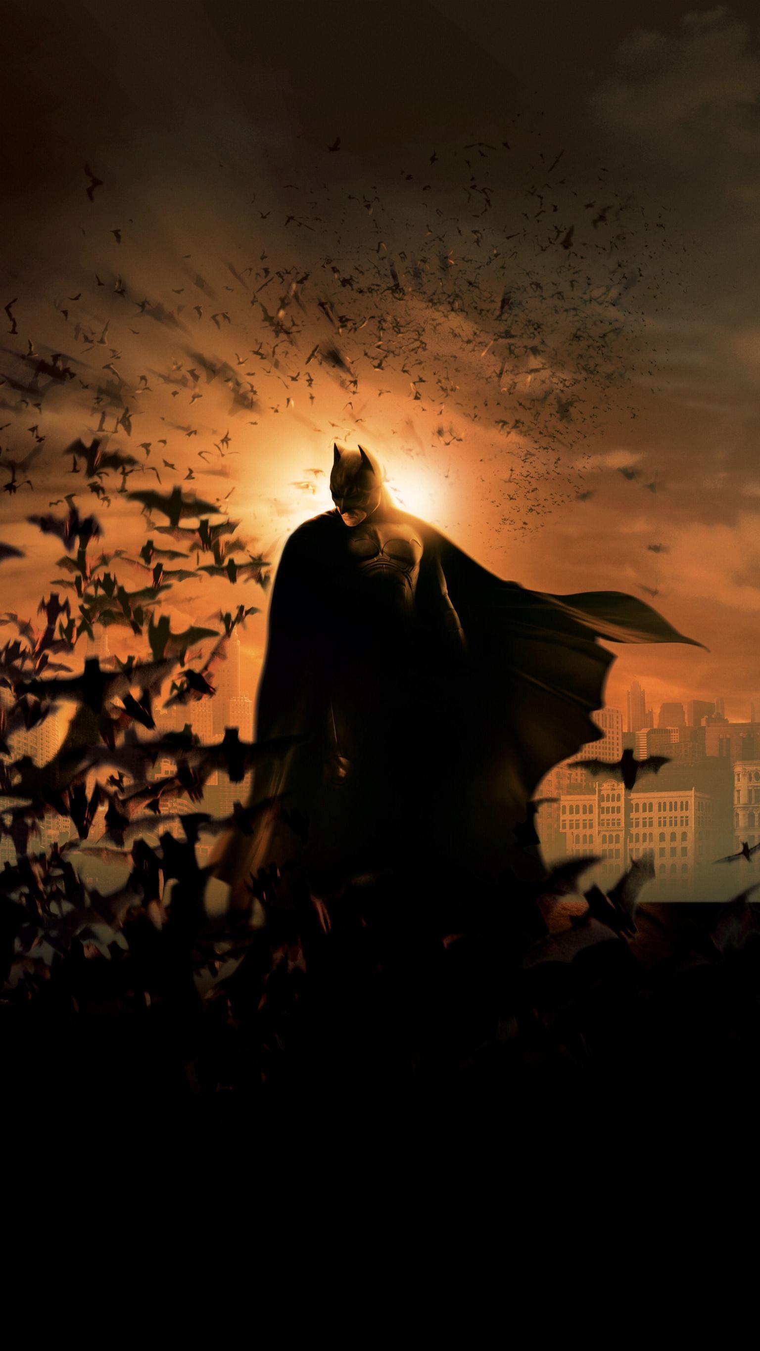 1540x2740 Batman Begins (2005) Phone Wallpaper, Phone