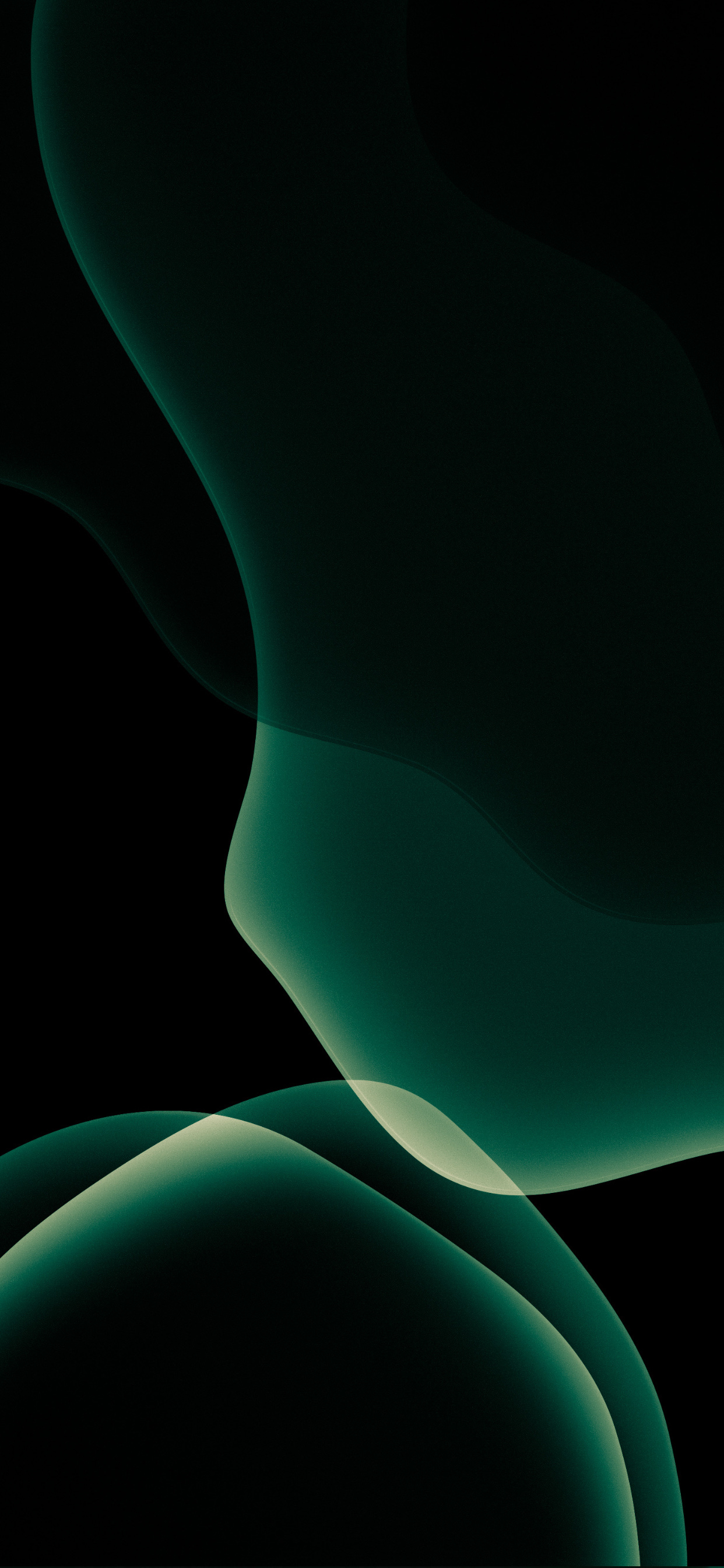 1250x2690 Midnight Green wallpaper, Phone