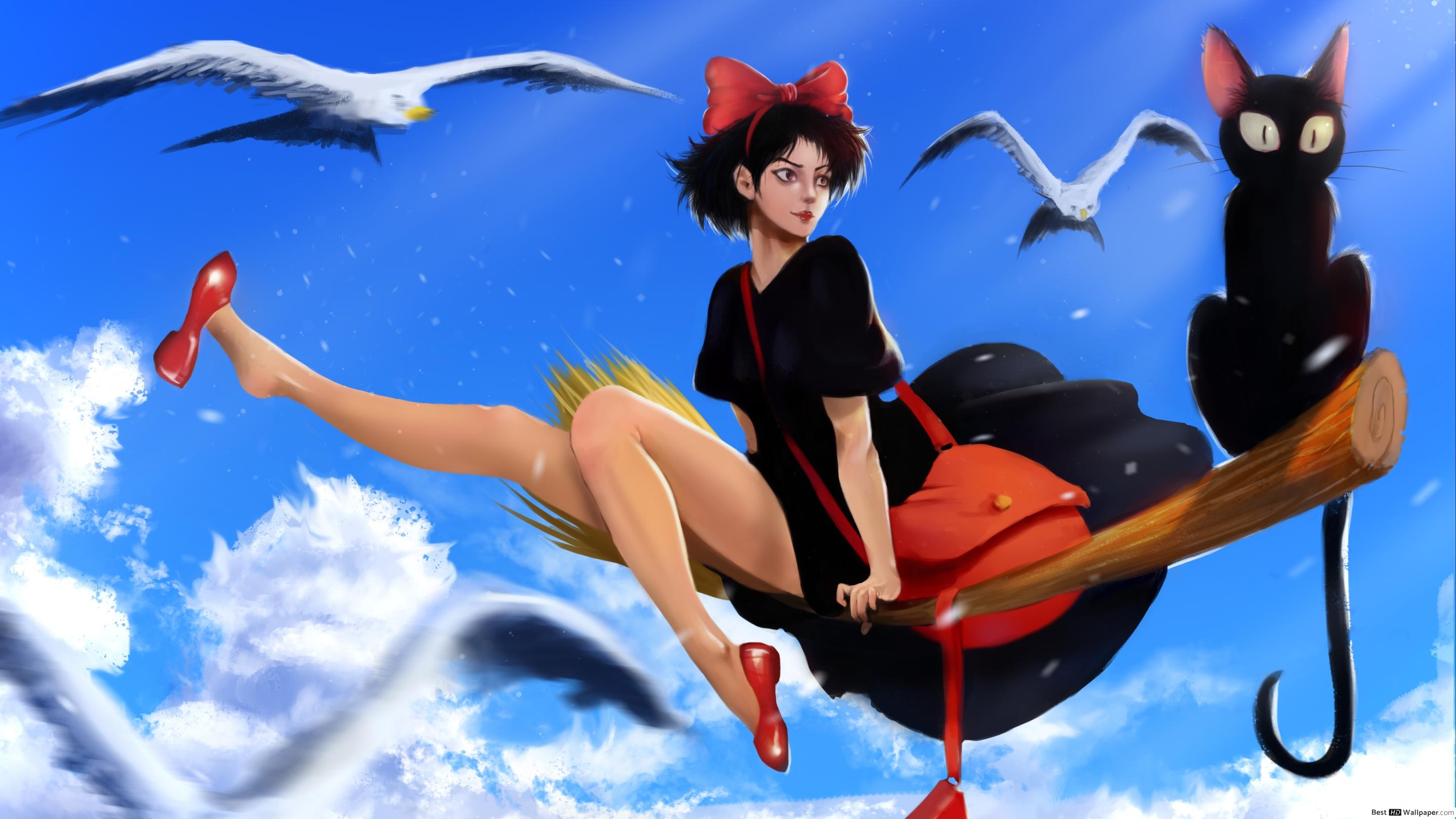 2880x1620 Kiki's delivery service HD wallpaper download, Desktop