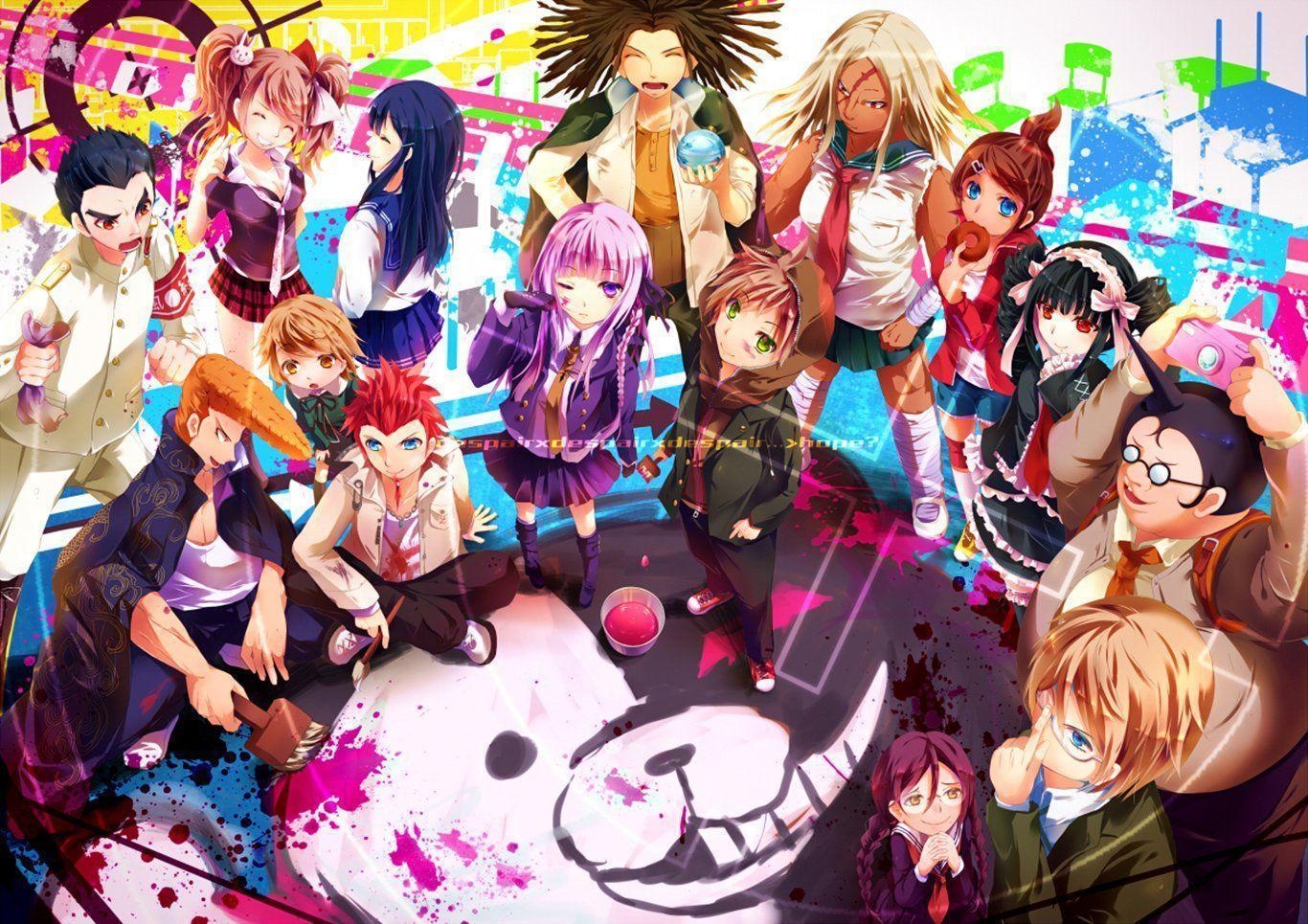1370x970 Danganronpa HD Wallpaper, Desktop