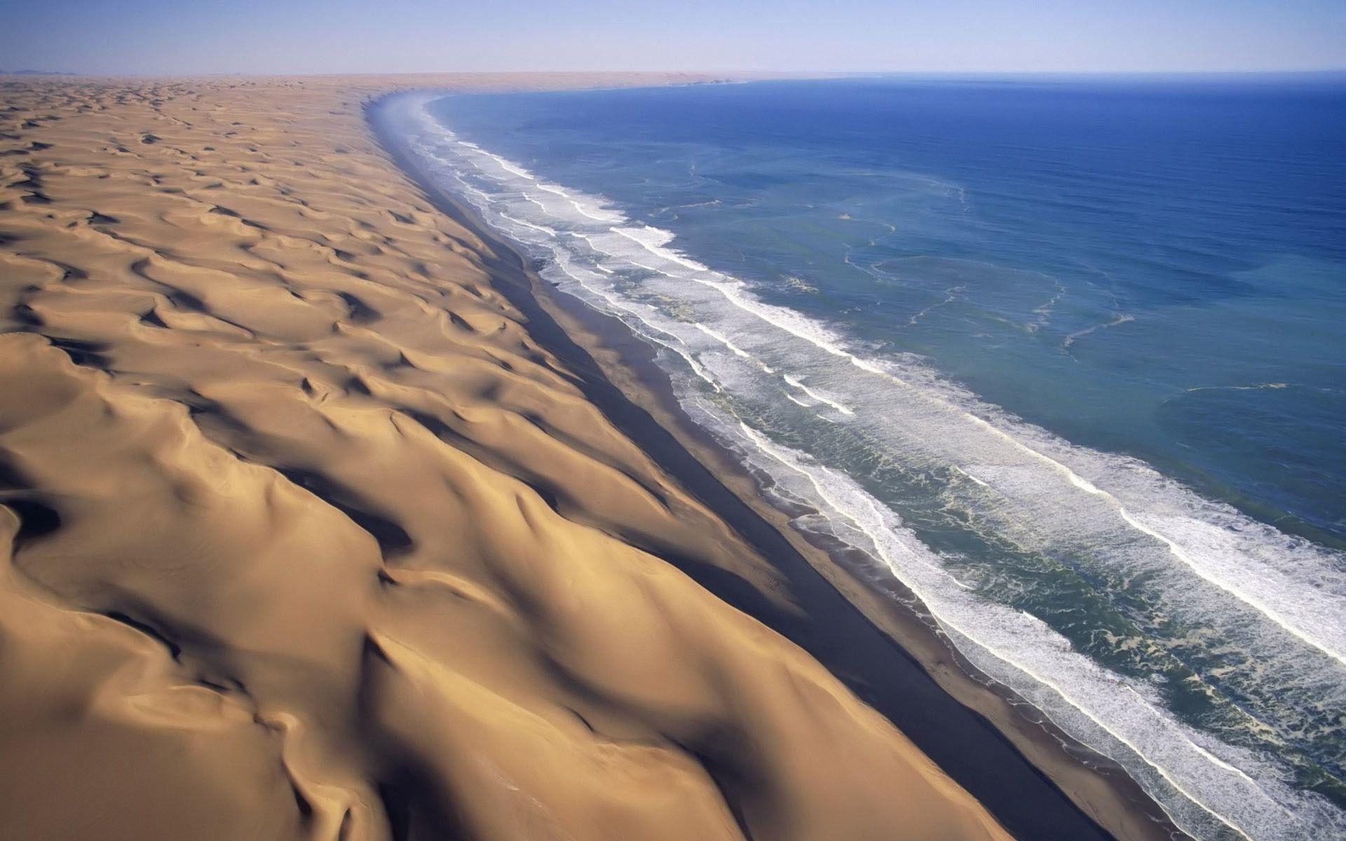 1920x1200 landscape, Dune, Beach, Namibia Wallpaper HD / Desktop and Mobile, Desktop