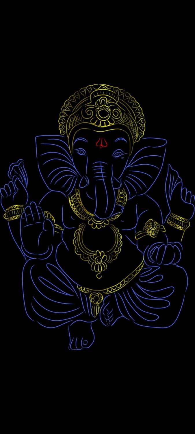 680x1500 Ganesha iPhone Wallpaper HD, Phone