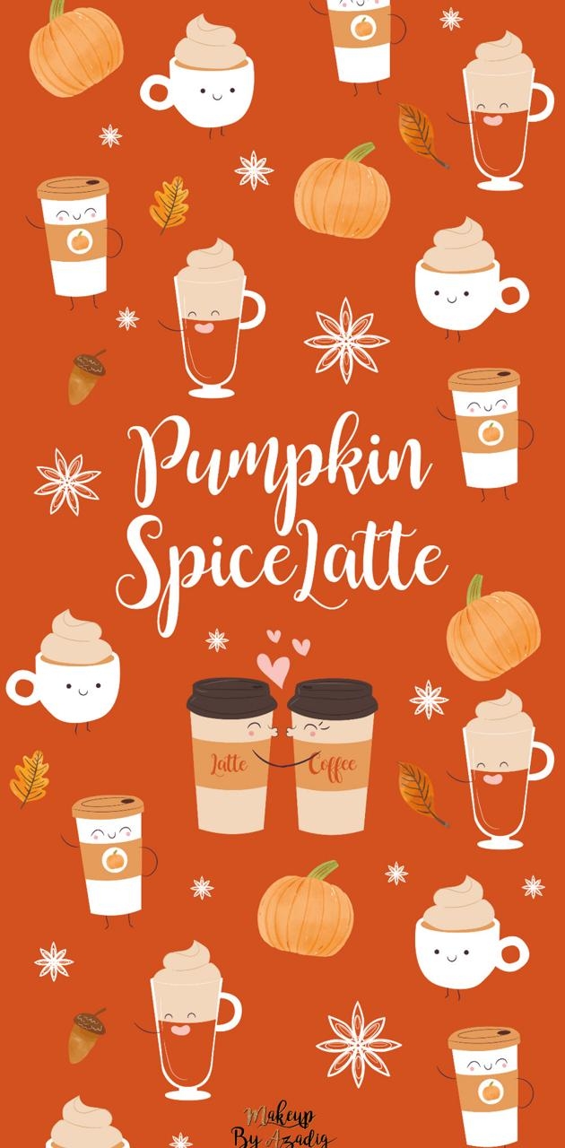 630x1280 Pumpkin spice latte wallpaper, Phone