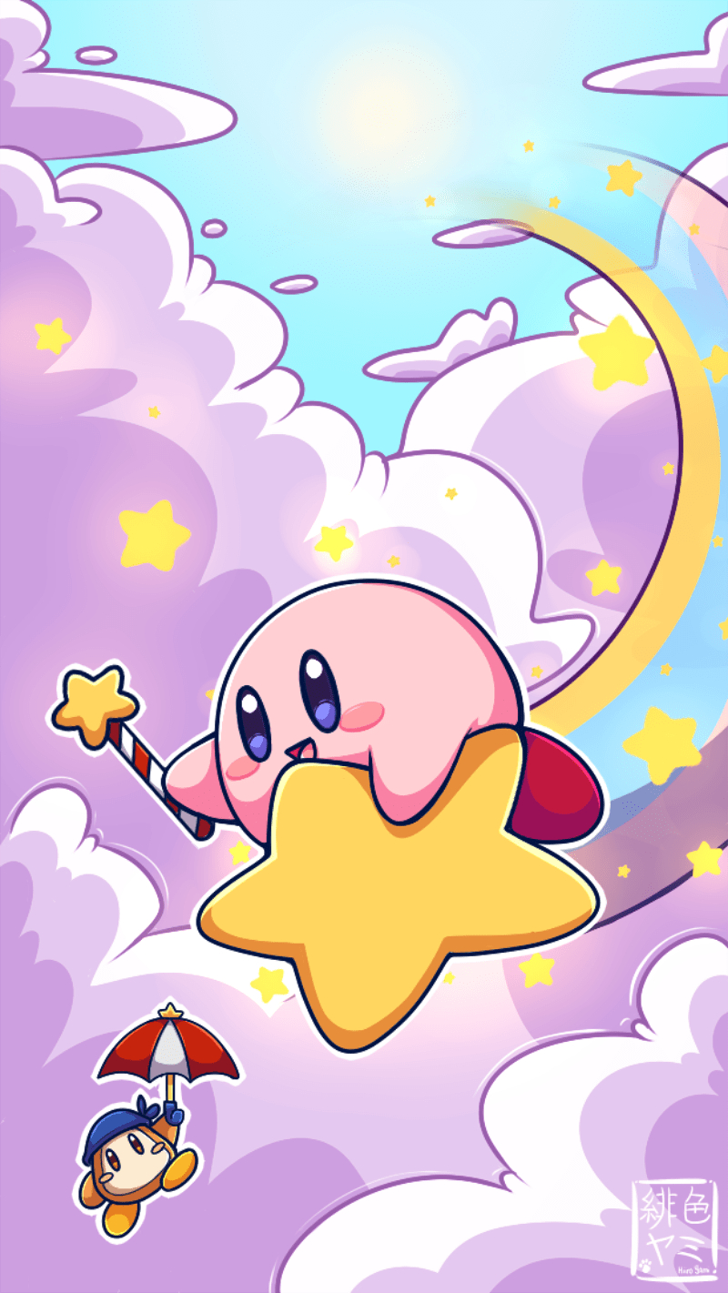 800x1430 Kirby Wallpaper, Phone