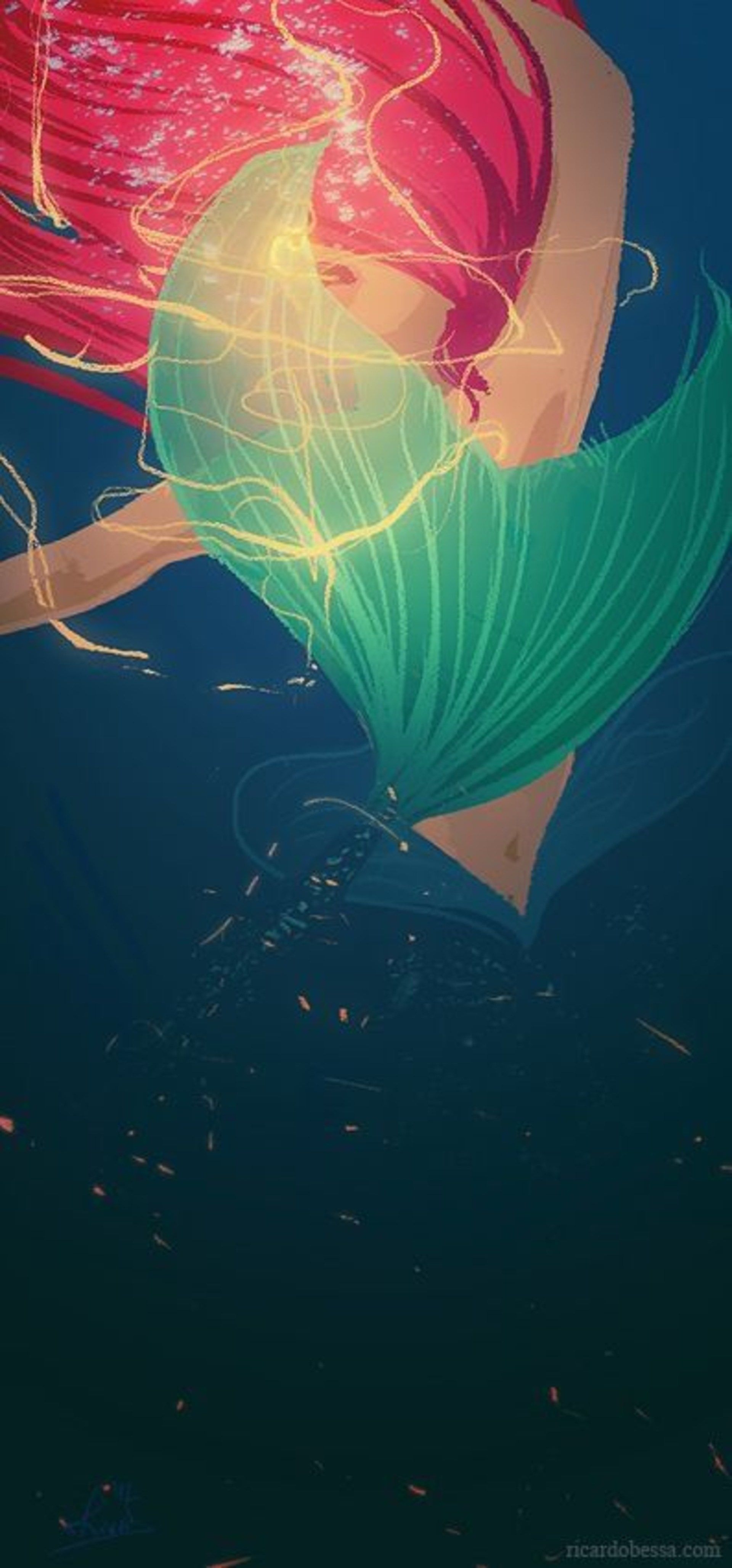 1920x4120 Mermaid Phone Wallpaper Free Mermaid Phone Background, Phone