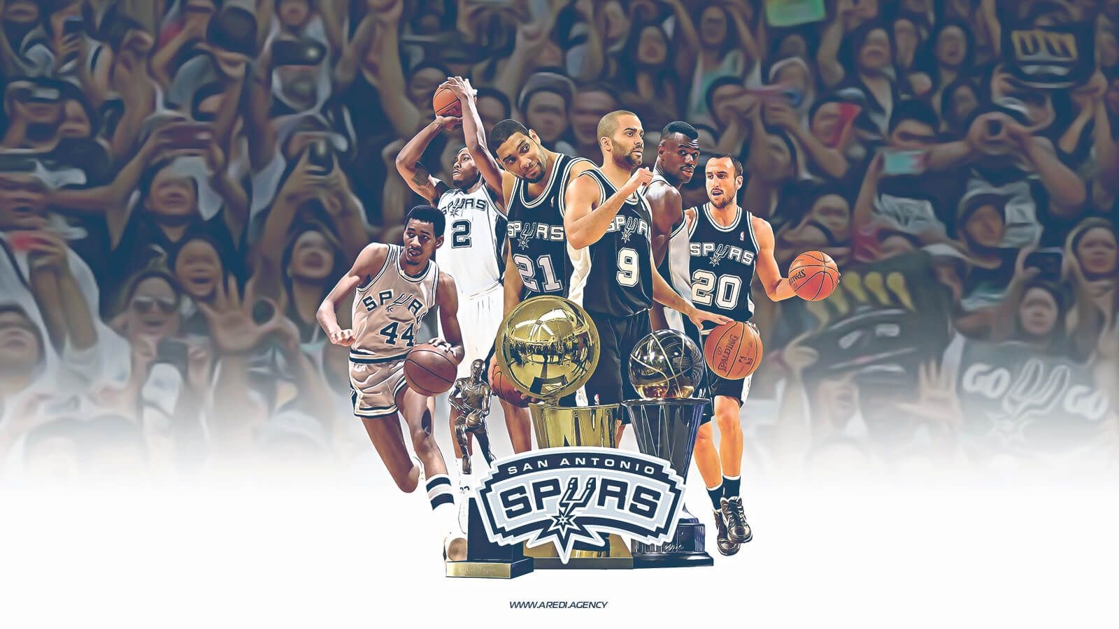 1600x900 San Antonio Spurs, wallpaper, art, sport, create, design, Desktop