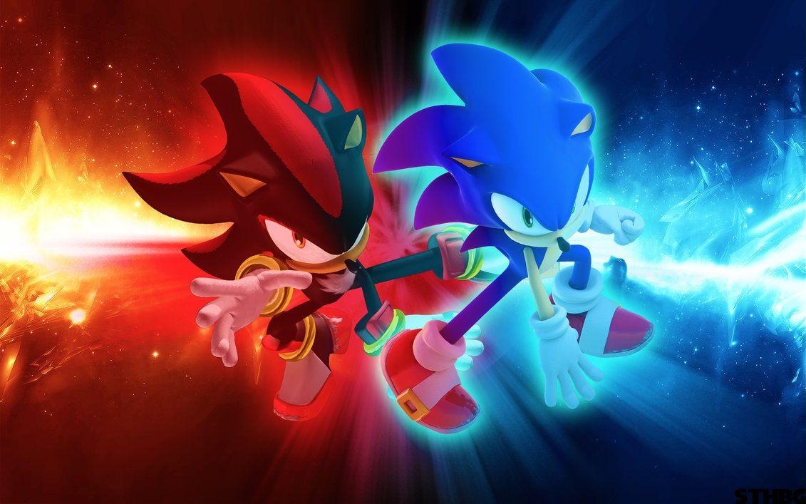 1140x710 Sonic and Shadow Wallpaper. Cartoon wallpaper, Sonic and shadow, Sonic the hedgehog, Desktop