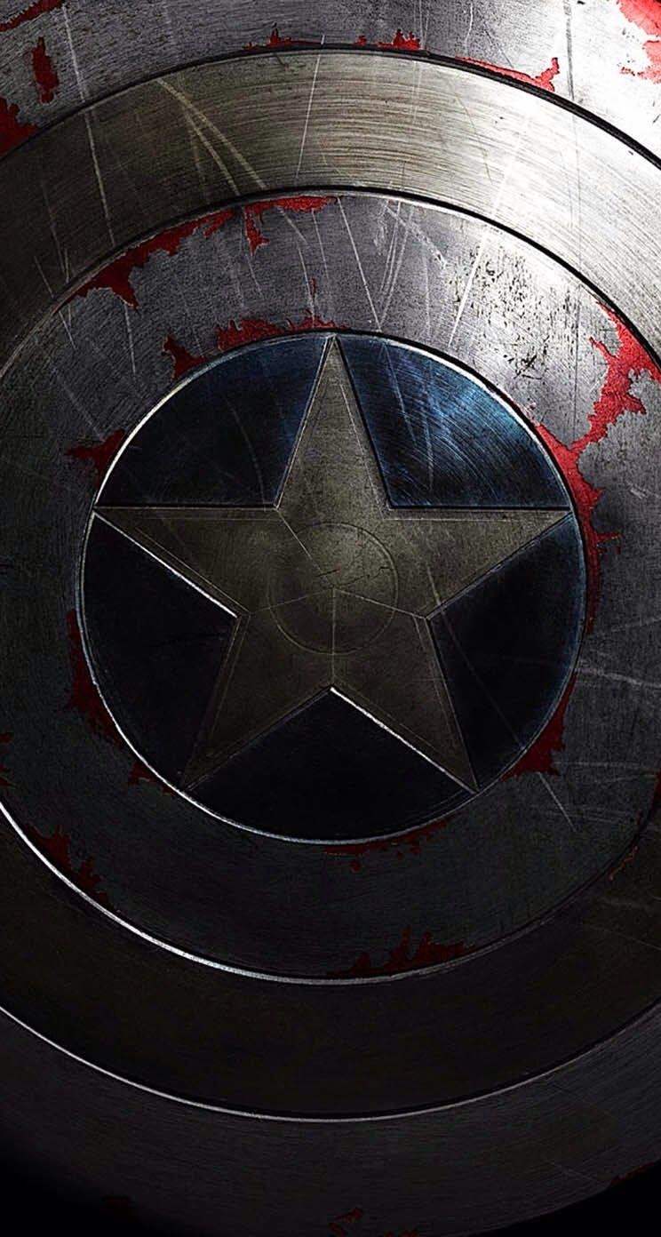 750x1400 Captain America Shield wallpaper. Fondo de, Phone