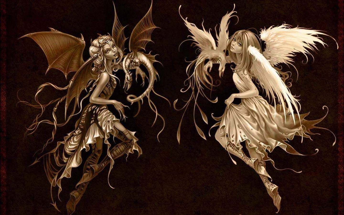 1440x900 Angel And Devil Girl Quotes. QuotesGram, Desktop