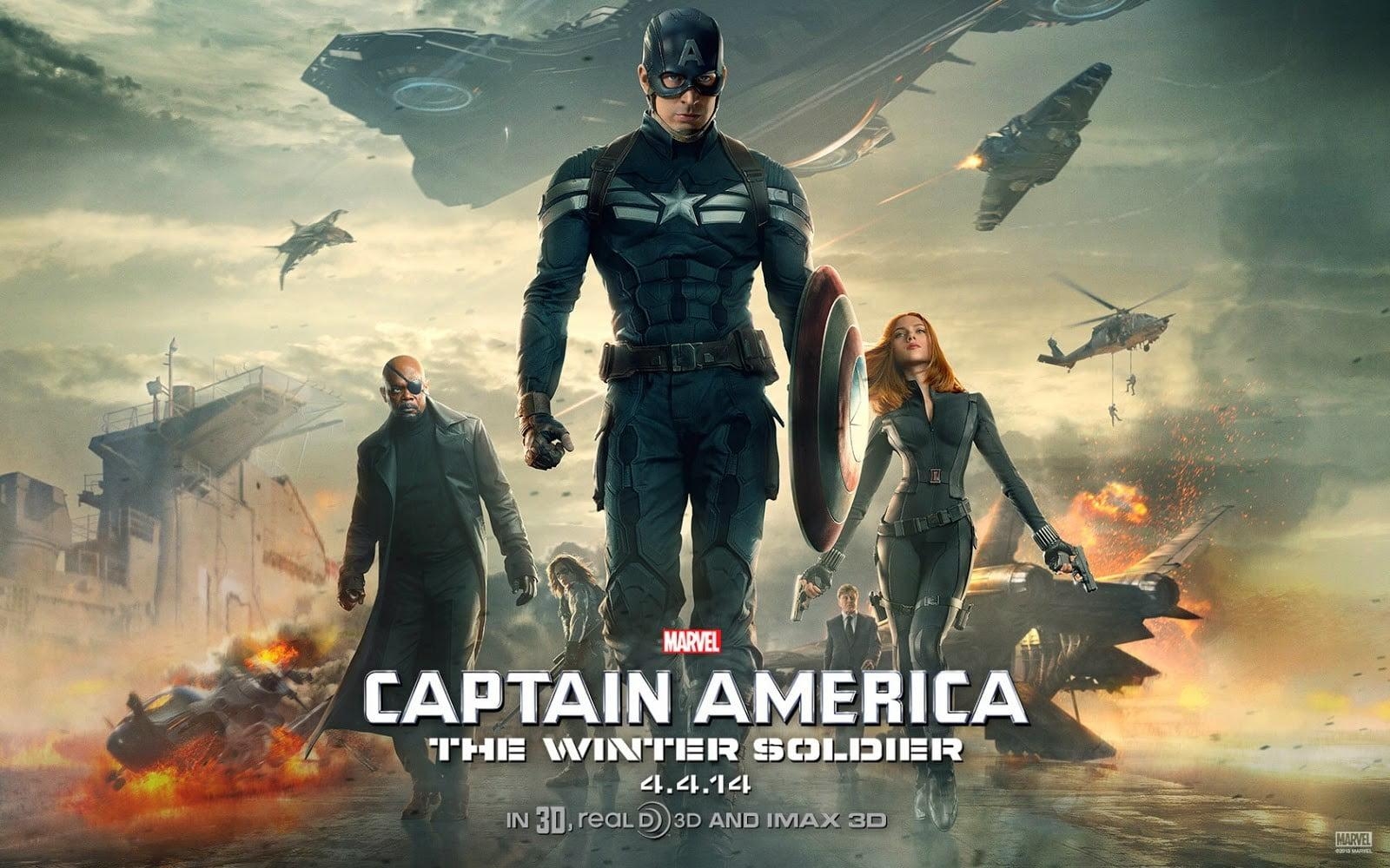 1600x1000 Marvel Captain America The Winter Soldier poster, Captain, Desktop