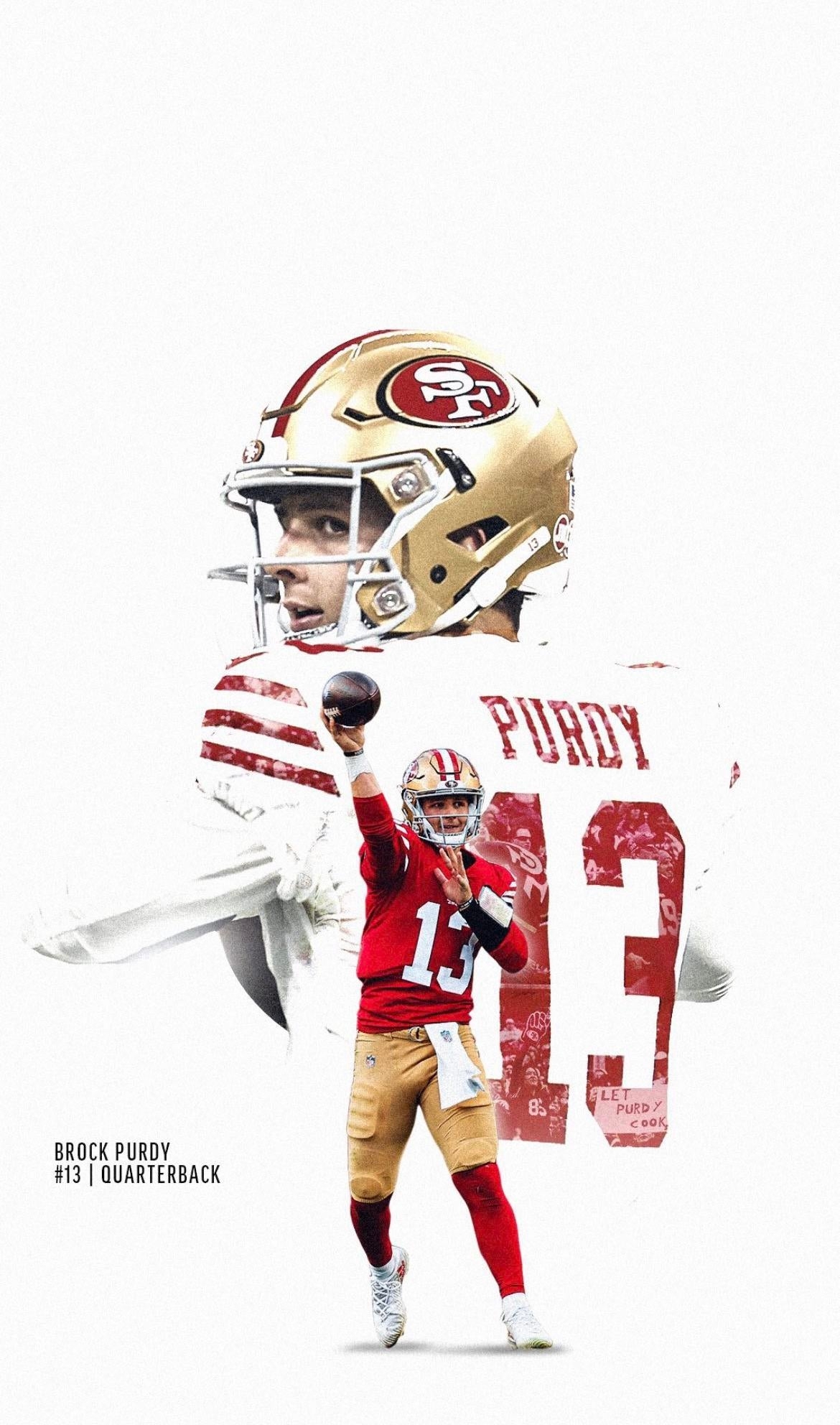 1170x1990 49ers official instagram account delivers on Brock Purdy wallpaper, Phone