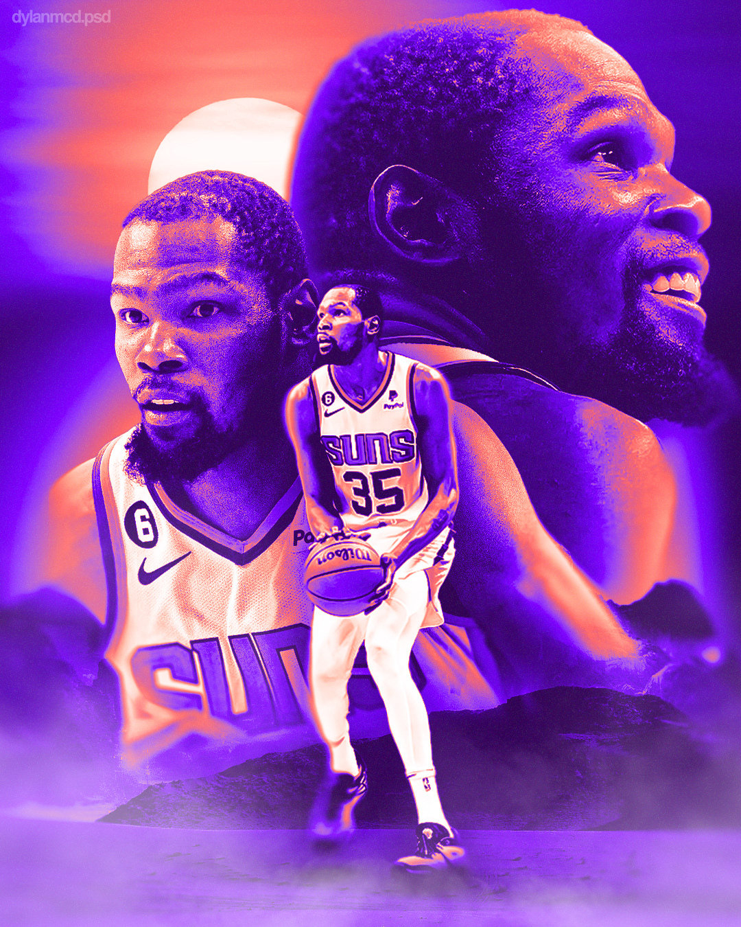 1080x1350 Kevin Durant Social Media Post Concept, Phone