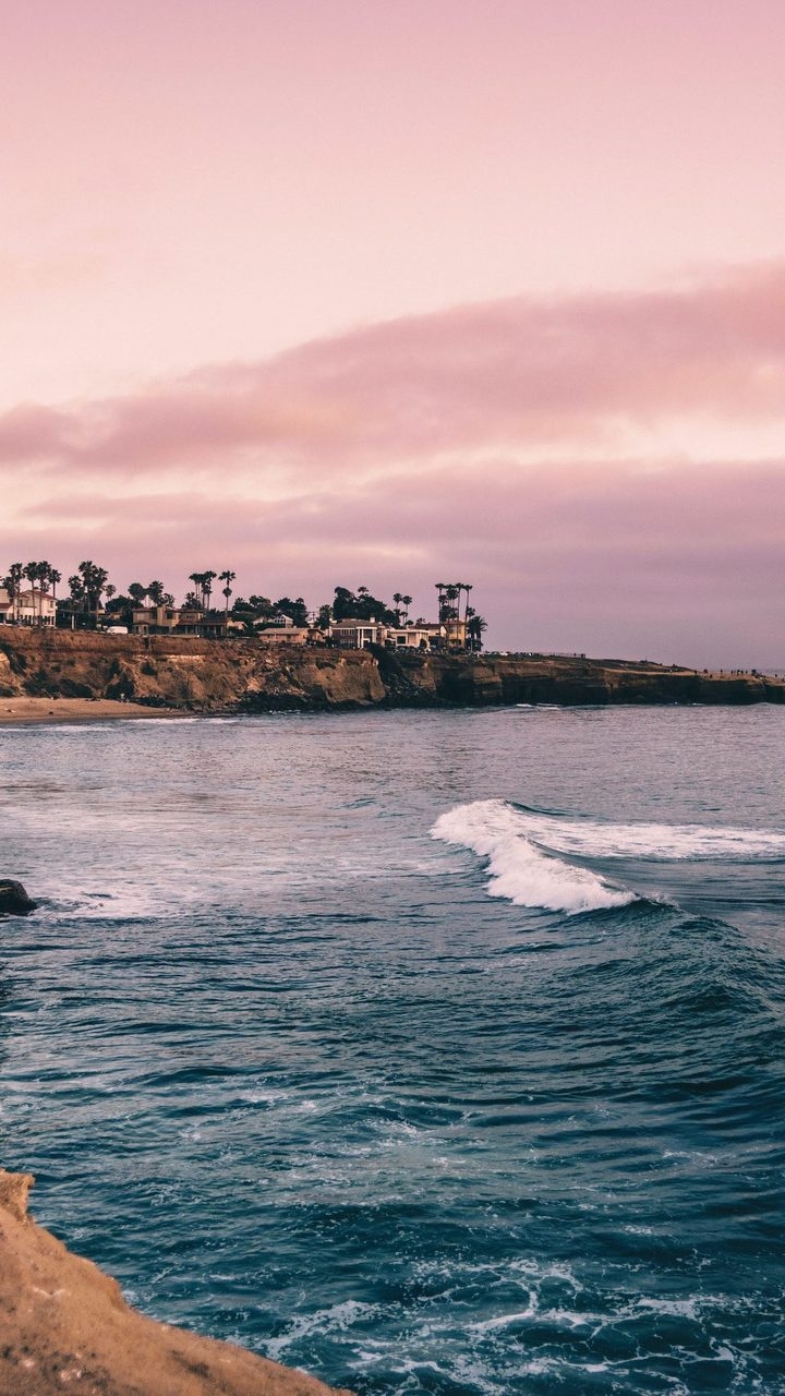 720x1280 The perfect sunset at Sunset Cliffs, Phone