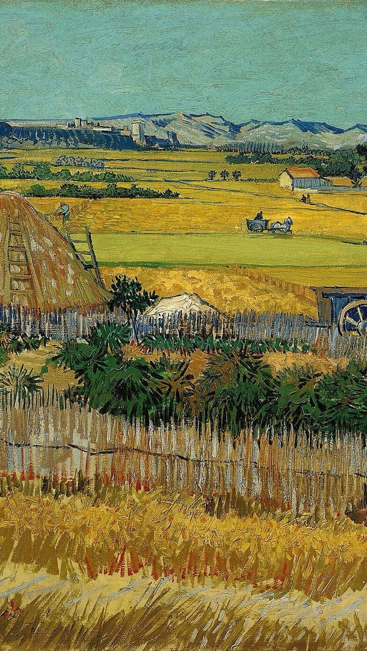 740x1310 iPhone Wallpaper Gogh's painting in iPhone wallpaper #Gogh39s #iPhone #iphonewallpaper #painting #van #Wallpa. Van gogh schilderijen, Landschap, Wallpaper, Phone