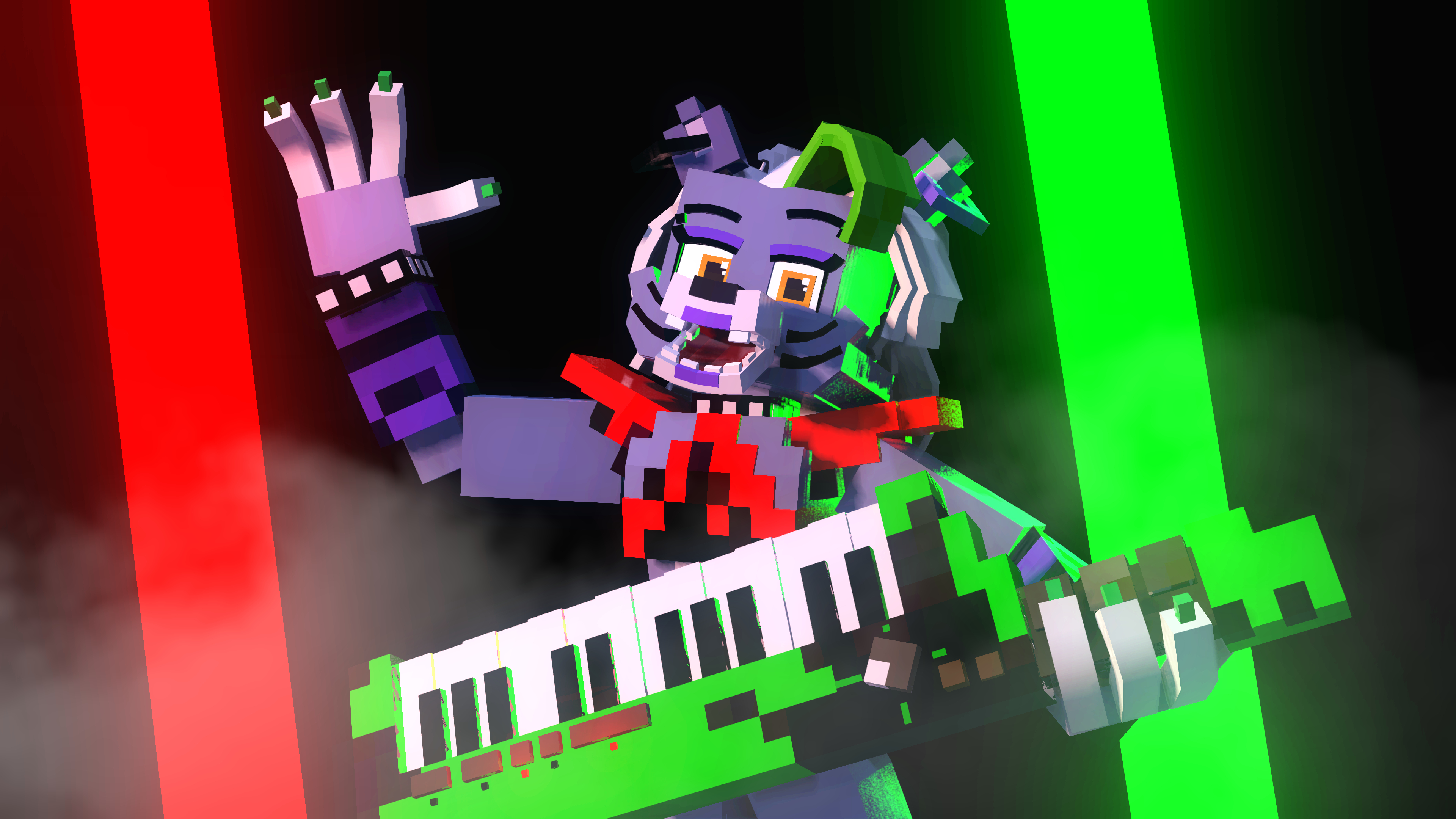 3840x2160 Glamrock Roxanne Wolf Fox Miner Edition. Five Nights At Freddy's Security Breach Render (4K Rez) And Art Imator Forums, Desktop