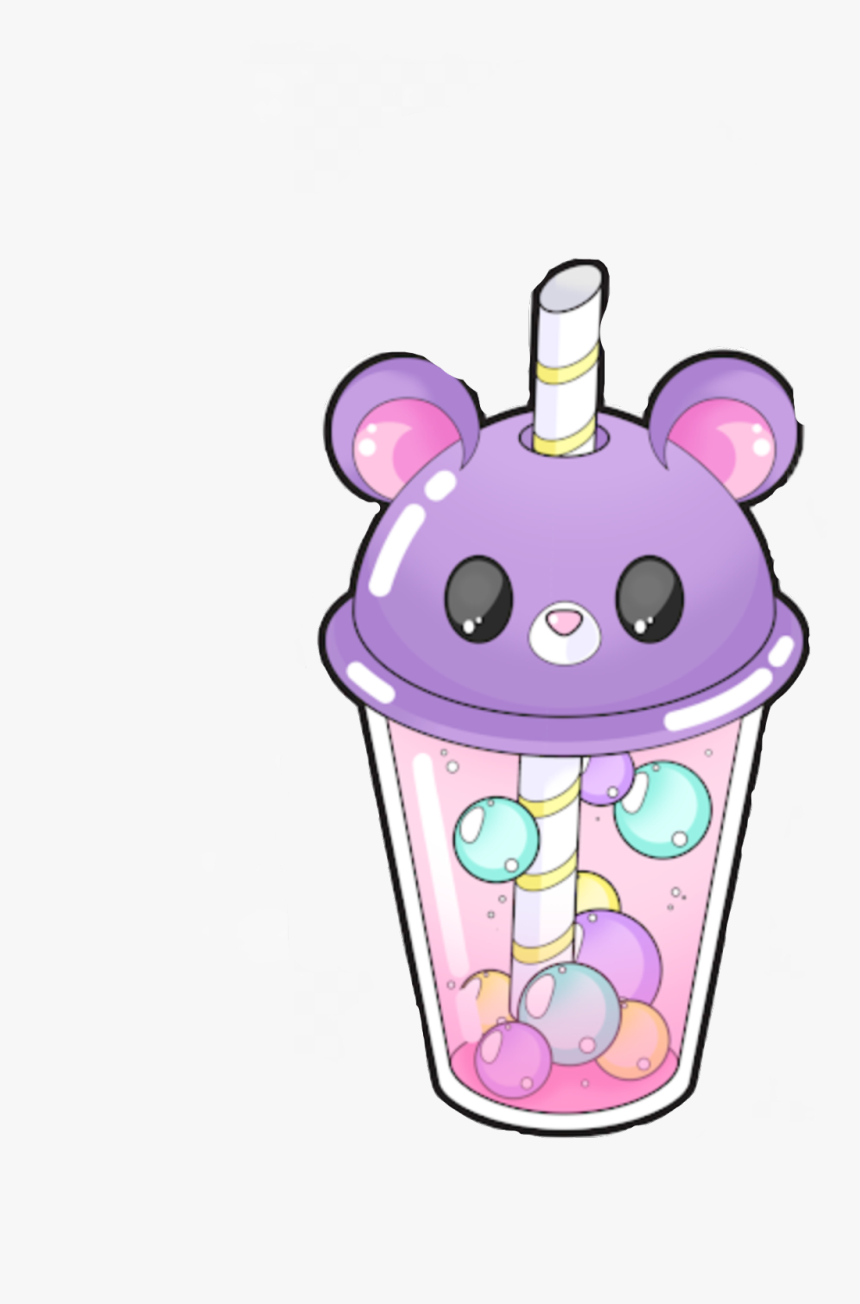 860x1310 bubble #tea #bubbletea #bear #cute #kawaii #freetoedit Kawaii Boba Tea, HD Png Download, Transparent Png Image, Phone