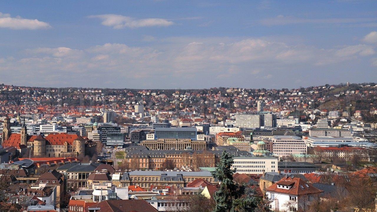 1280x720 Stuttgart Aerial View wallpaper. Stuttgart Aerial View, Desktop