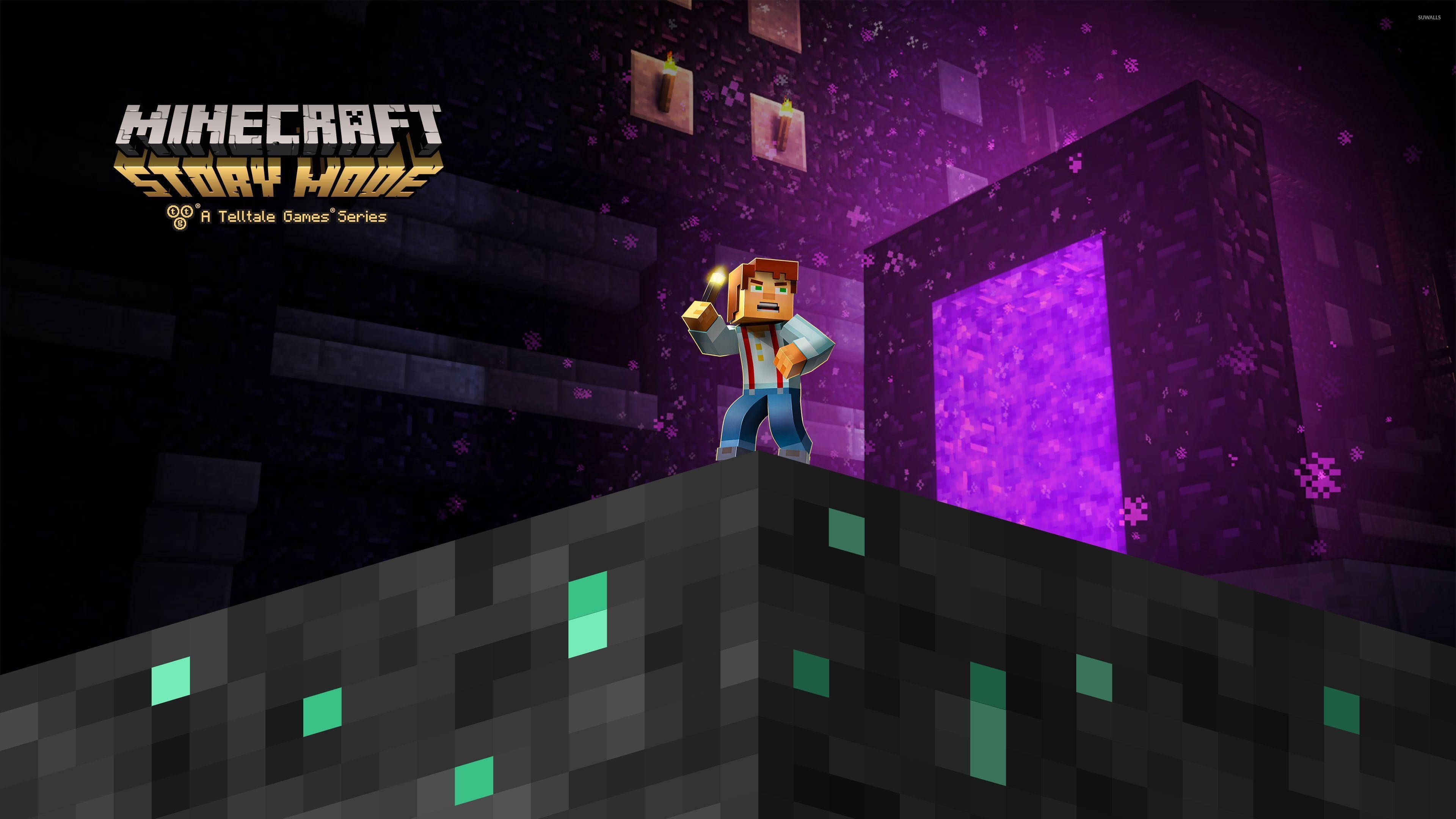 3840x2160 Reuben in Jesse in Minecraft: Story Mode wallpaper, Desktop