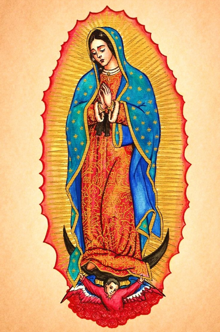 740x1120 The Virgin of Guadalupe. Virgin mary art, Mexican culture art, Virgin mary painting, Phone