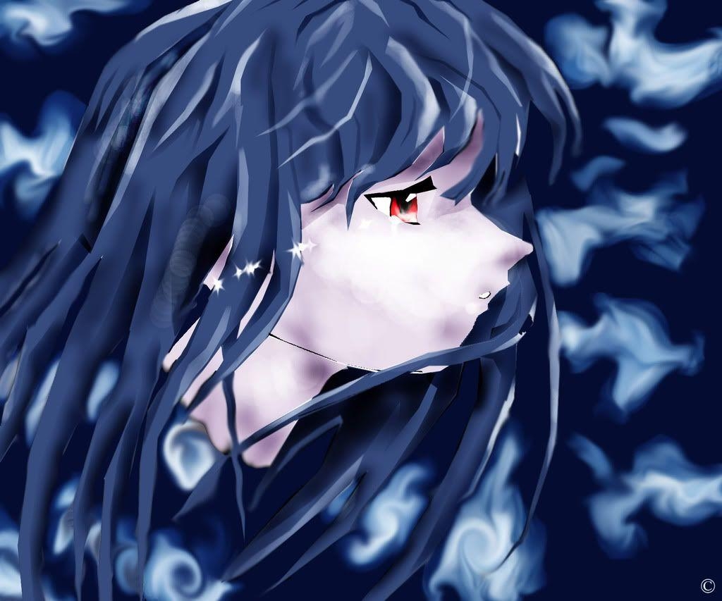 1030x860 Sad Girl Crying Anime, Desktop