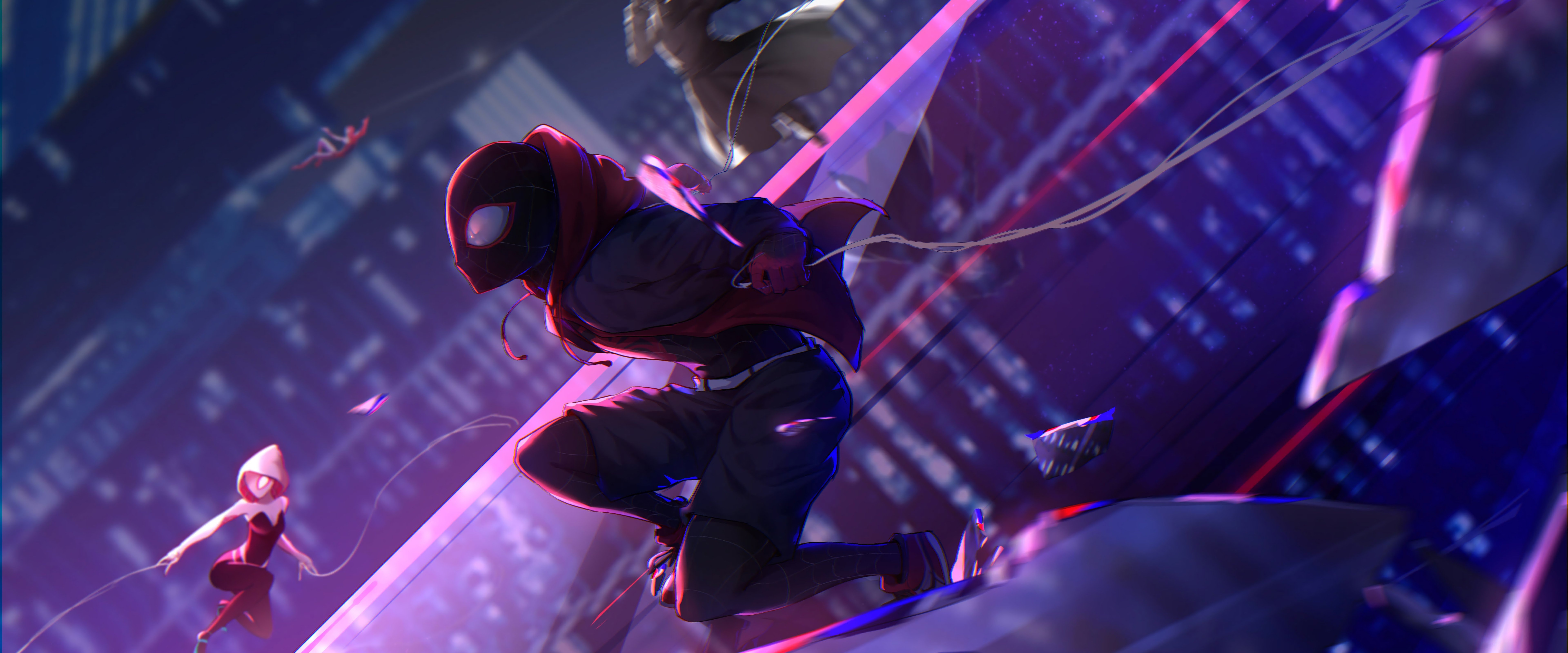 7680x3200 Free download Spider Man Into the Spider Verse Miles Morales 8K Wallpaper 8 [] for your Desktop, Mobile & Tablet. Explore Miles Morales Spider Verse Wallpaper. Verse Wallpaper, Wallpaper, Dual Screen