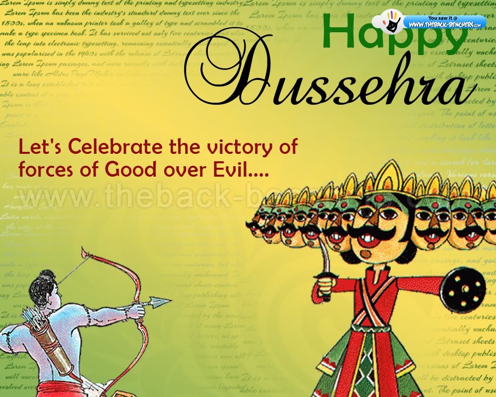 1000x800 Happy Dussehra Wallpaper 1, Desktop