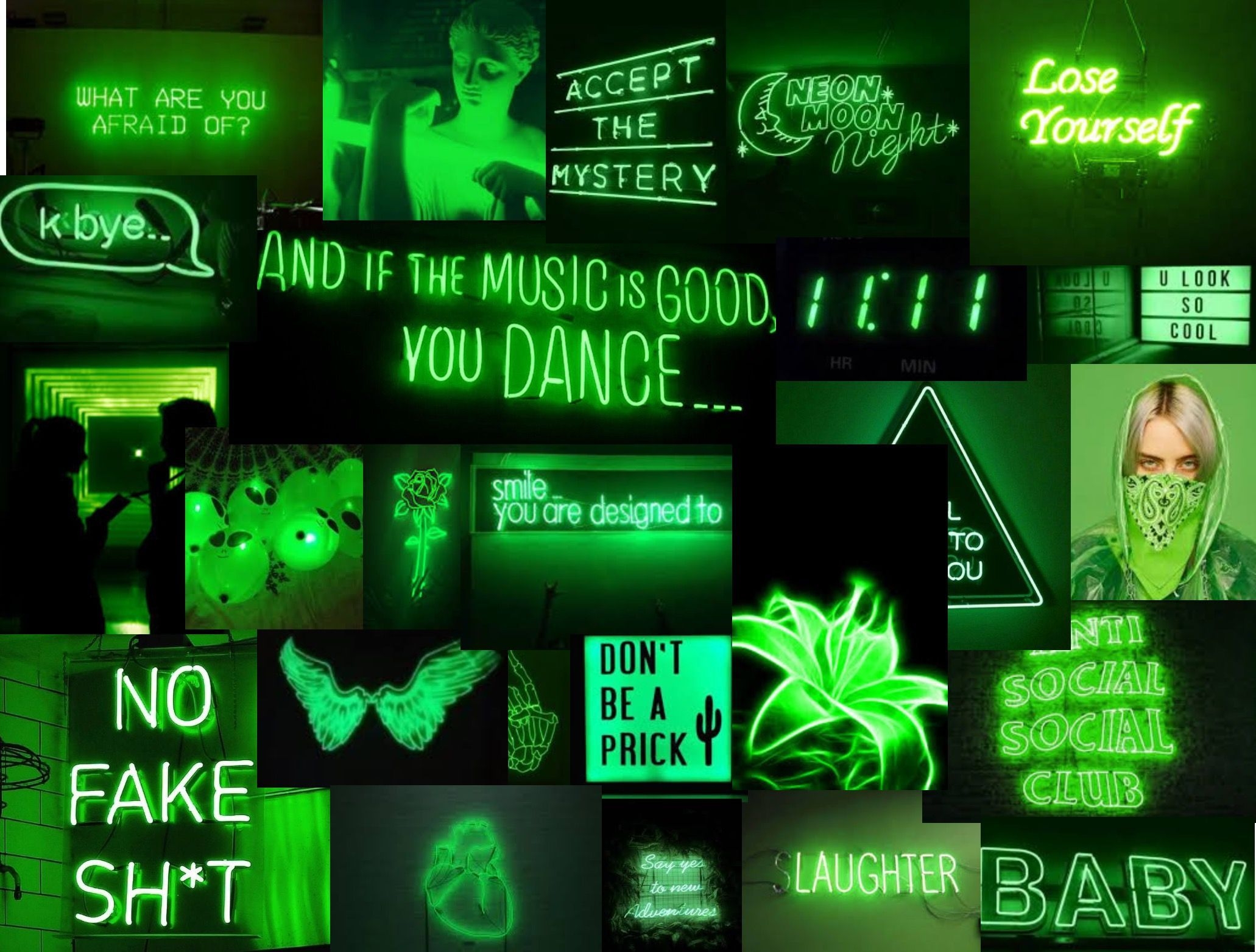 2070x1570 neon green asethetic. Green wallpaper, Dark blue wallpaper, Laptop background, Desktop