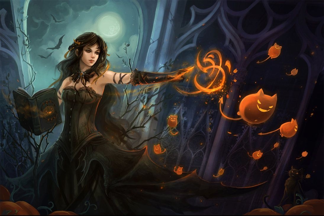 1100x730 Halloween Wallpaper for PC, Desktop