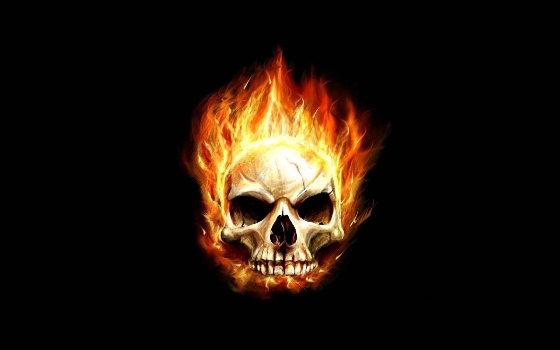 1920x1200 Most Downloaded Fire Skull Wallpaper HD wallpaper search, Desktop